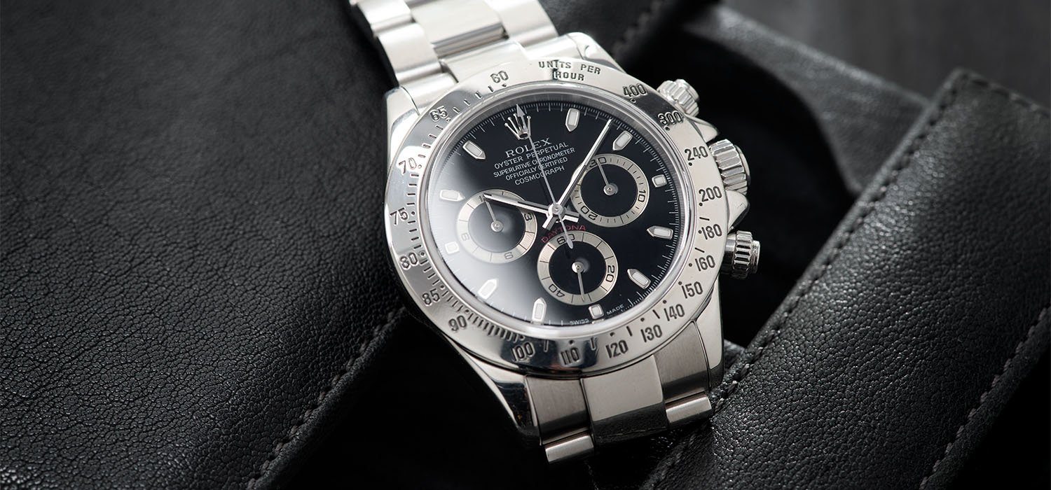 Rolex Daytona Steel 116520 Black Dial Box and Papers set