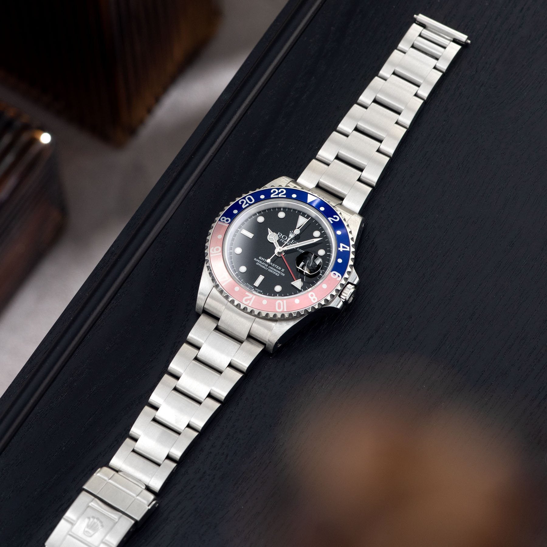 Rolex GMT-Master 2 16710 Pepsi Bezel with Papers