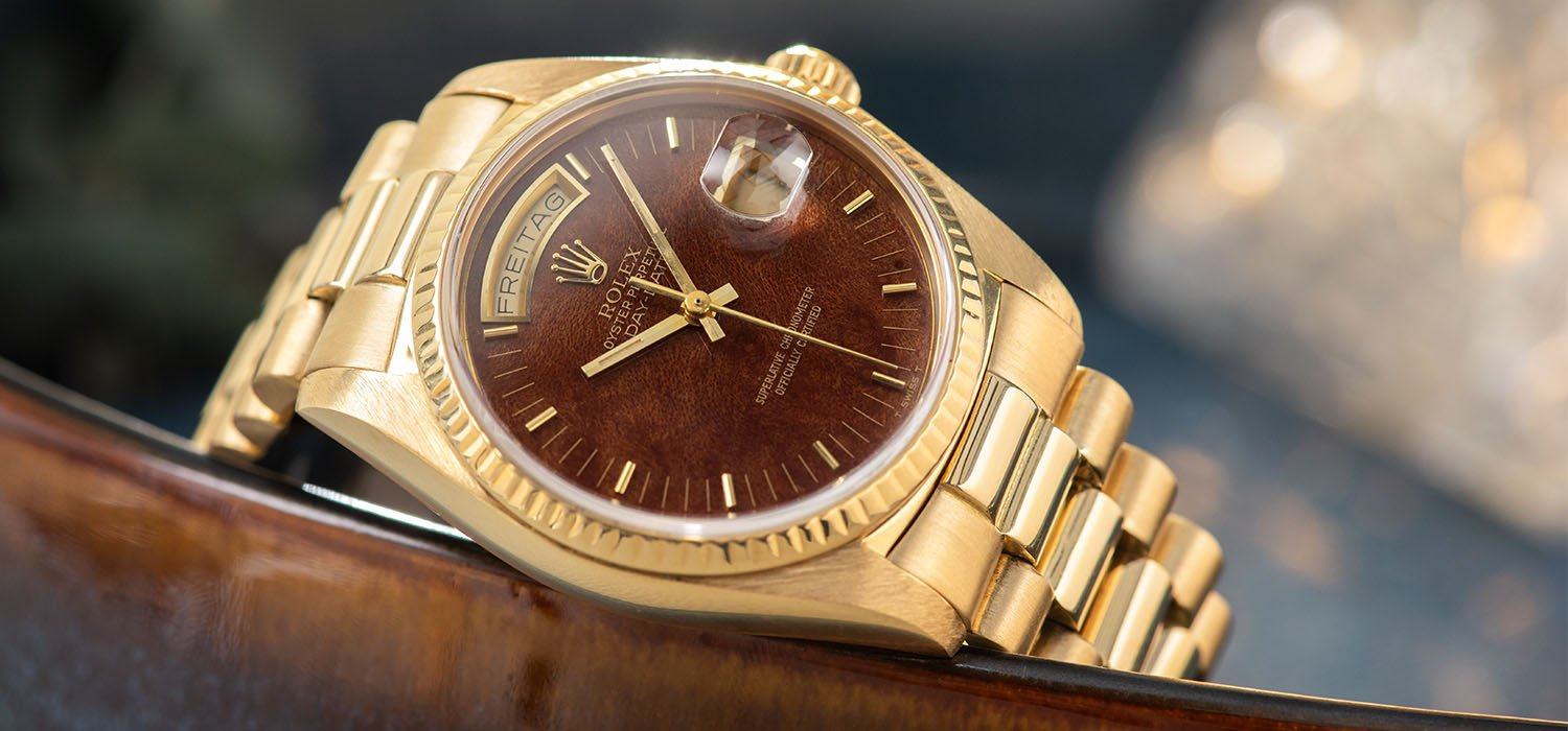 Rolex Day-Date Wood Dial Reference 18038