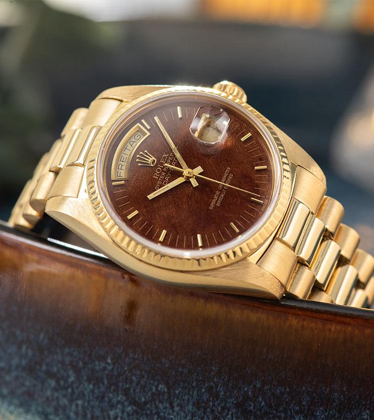 Rolex Day-Date Wood Dial Reference 18038