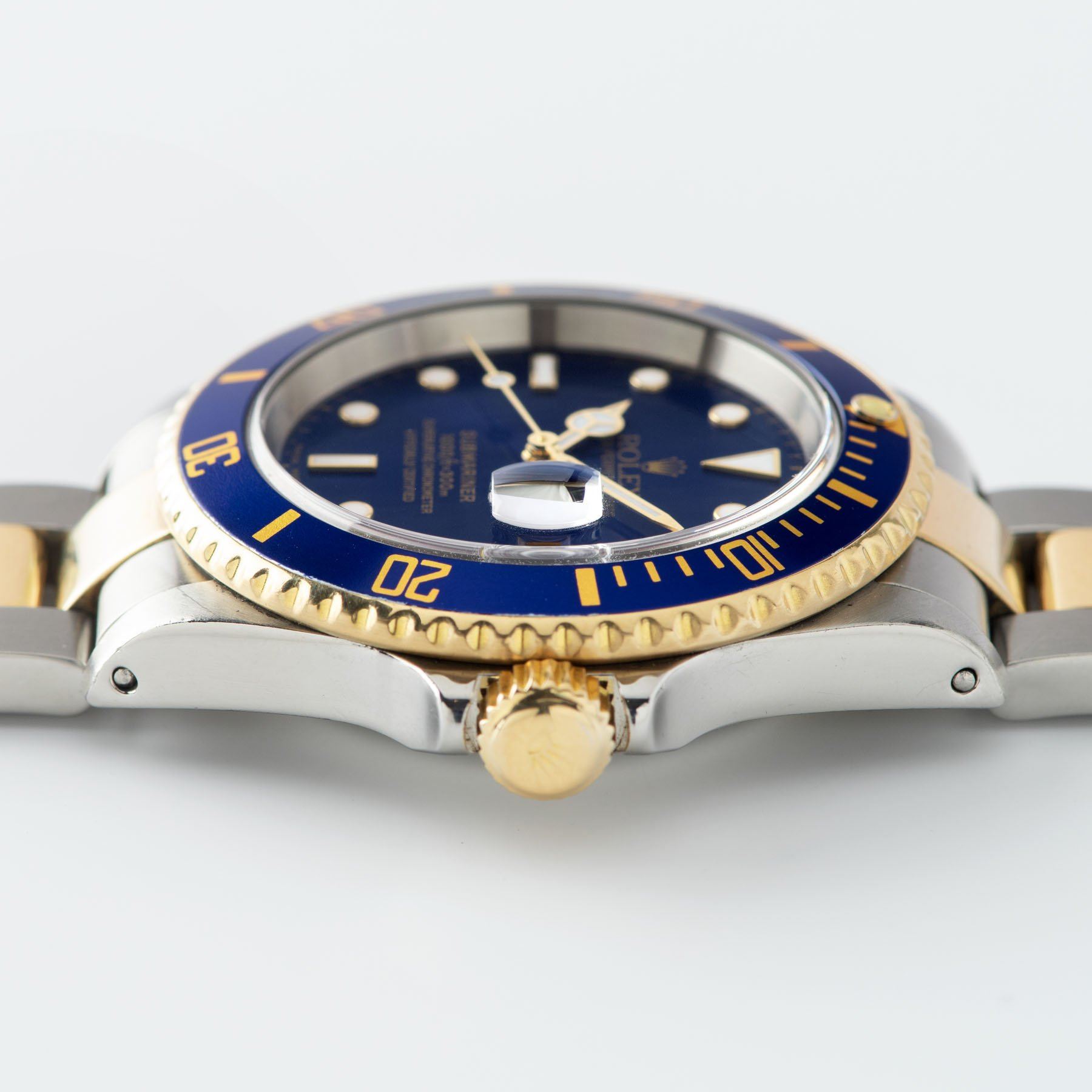 Rolex Submariner Date Blue Dial Two-Tone 16613