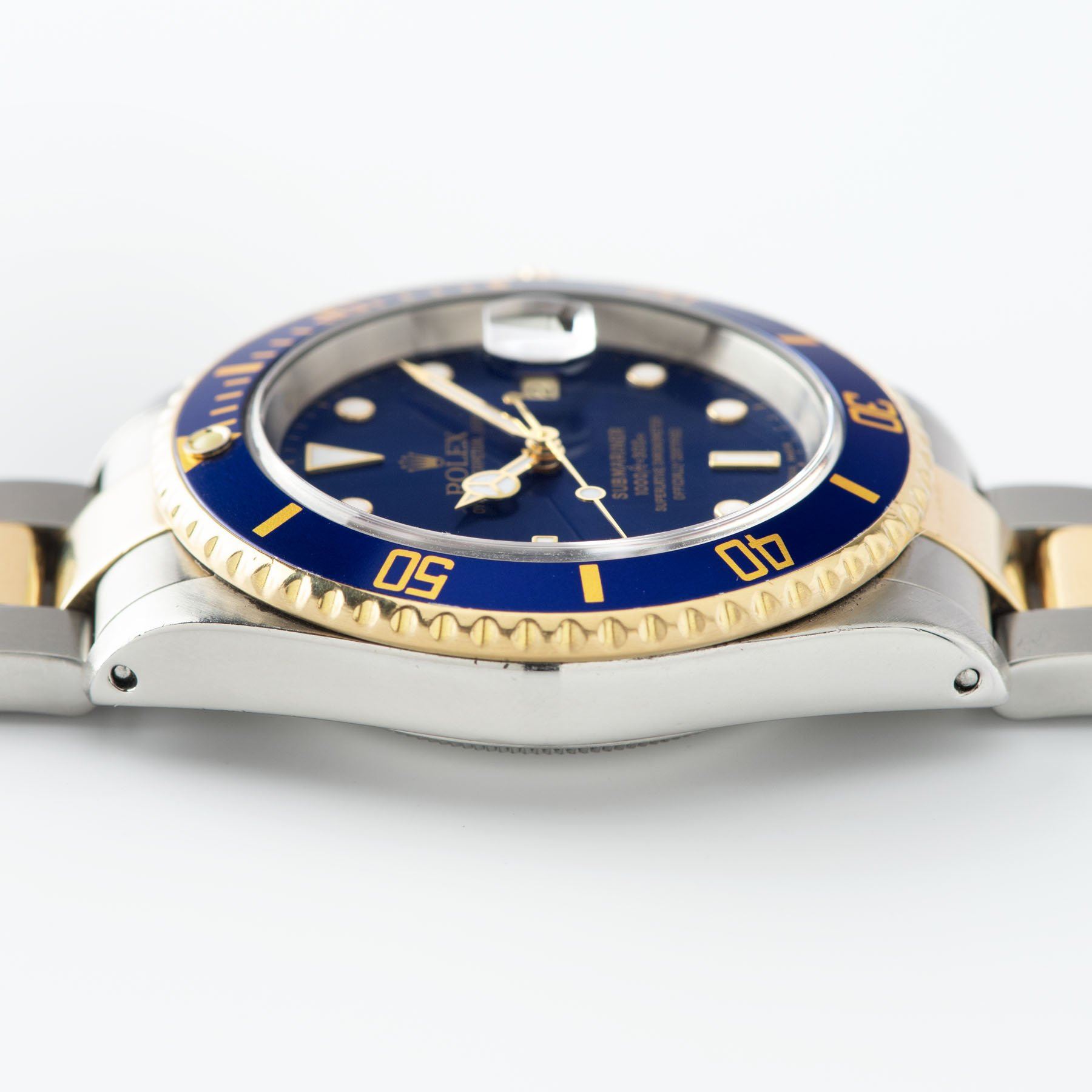 Rolex Submariner Date Blue Dial Two-Tone 16613