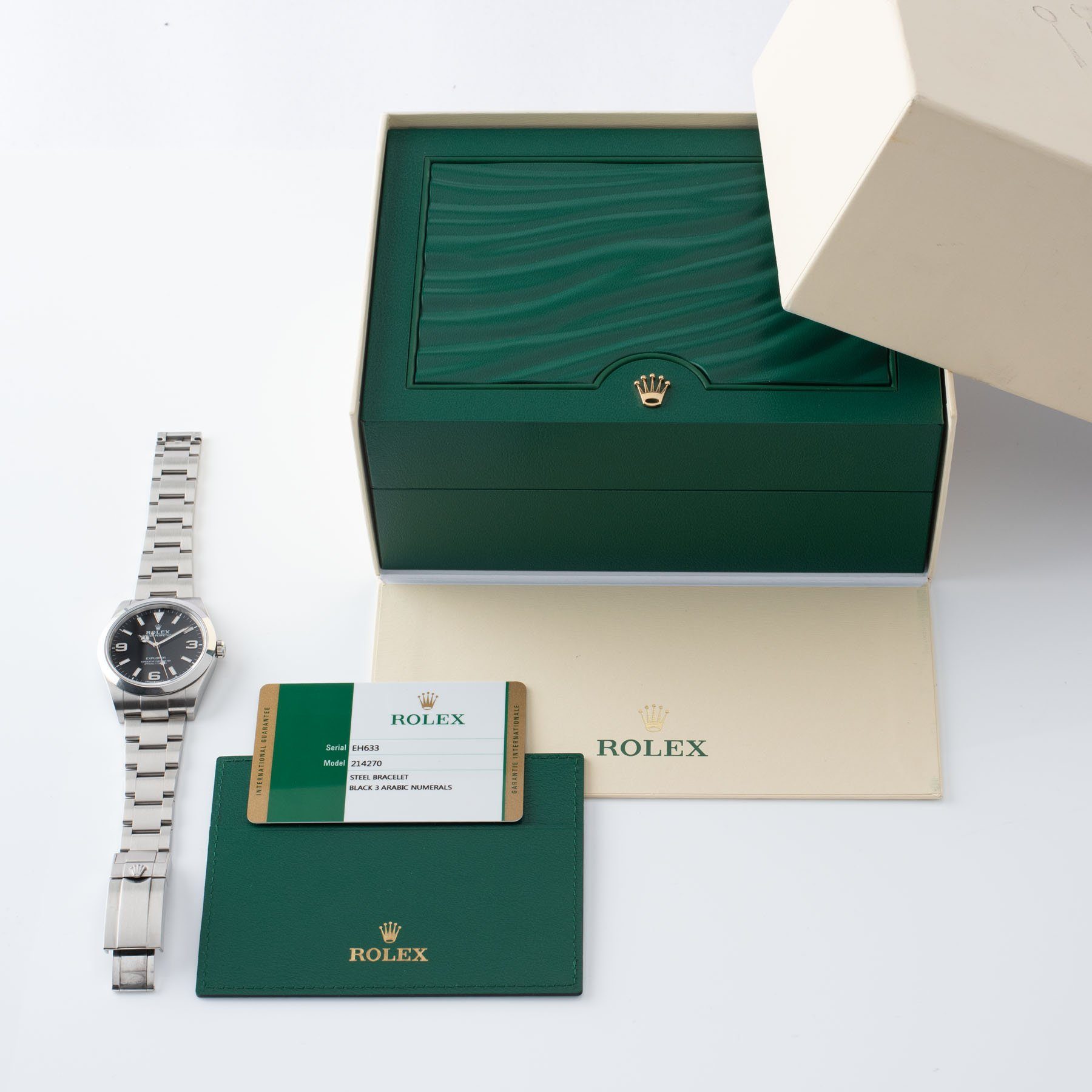 Rolex Explorer 214270 39mm Full Set