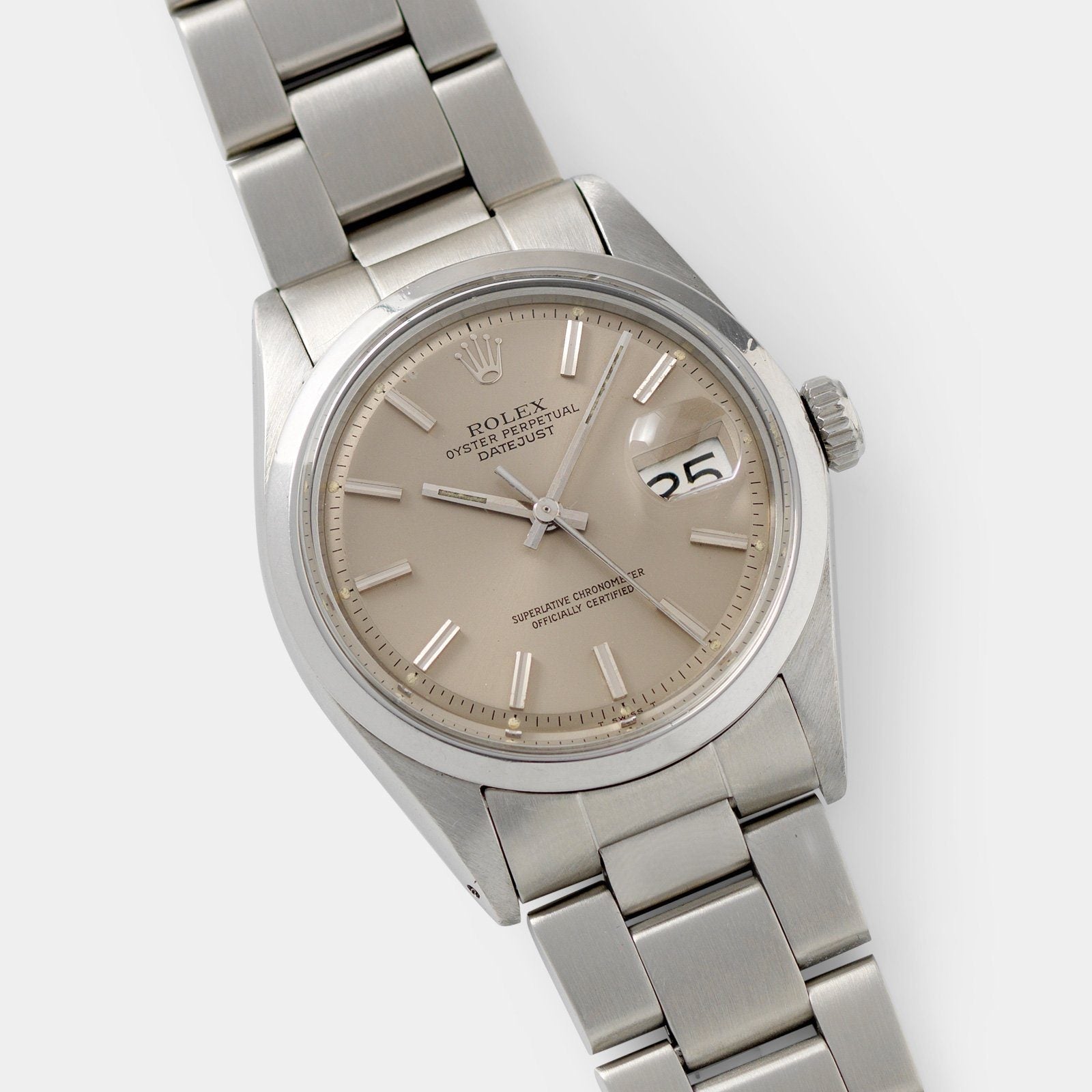 Rolex Datejust Taupe Dial Reference 1600