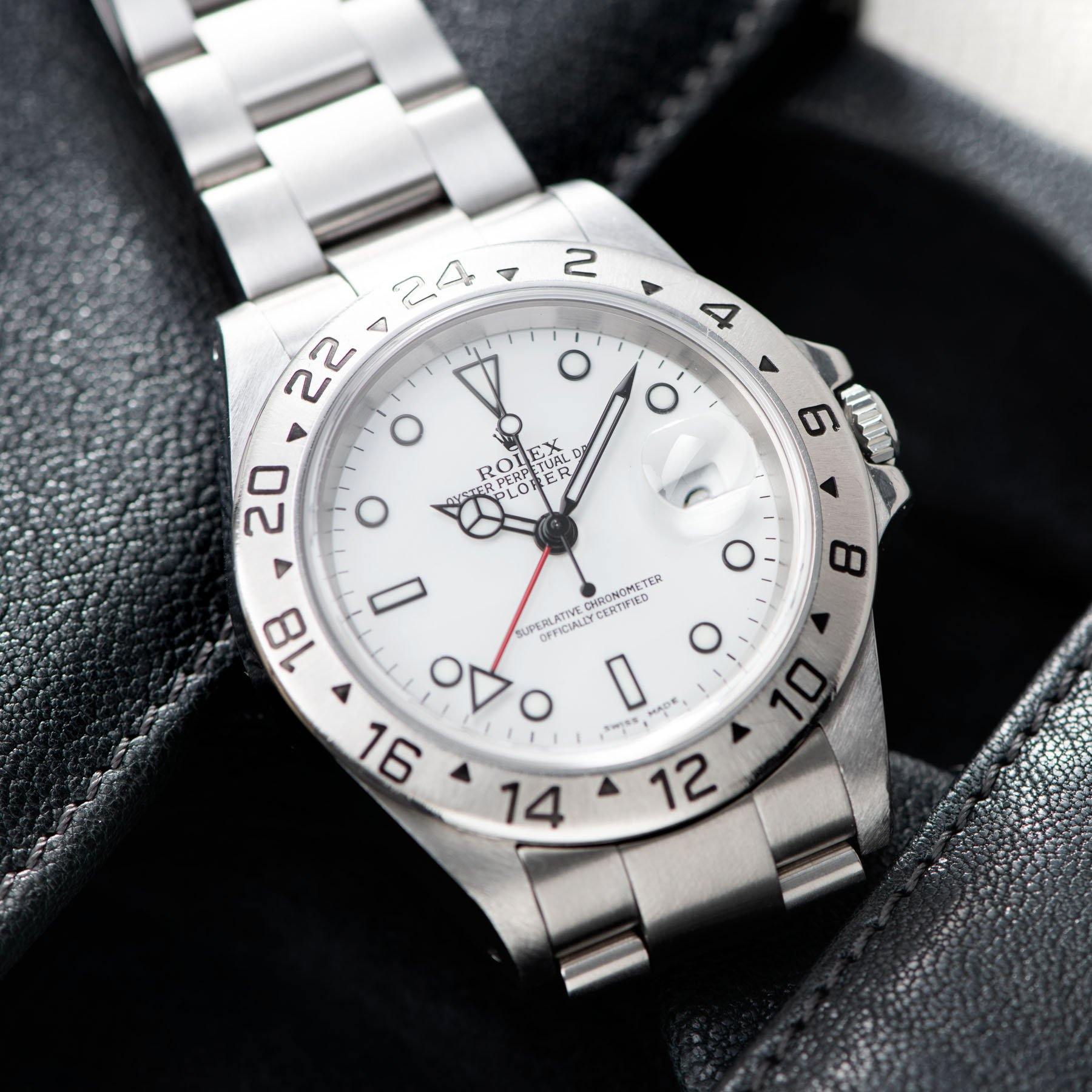 Rolex Explorer 2 White Dial 16570