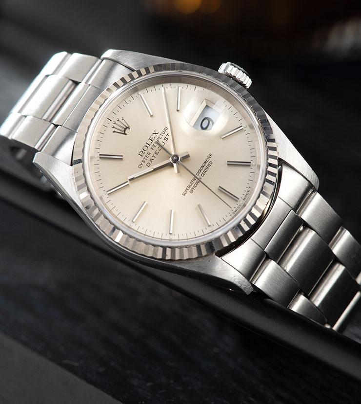 Rolex Datejust Silver Dial Reference 16234