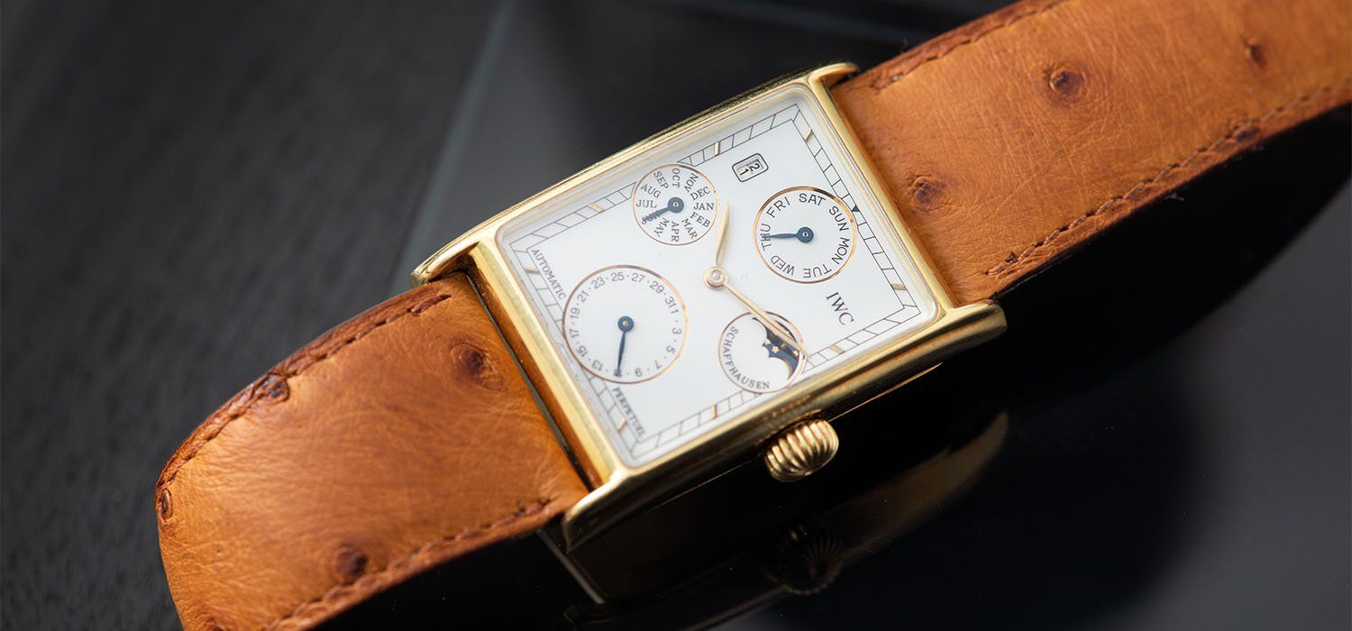 IWC Novecento Perpetual Calendar Yellow Gold Reference 3545