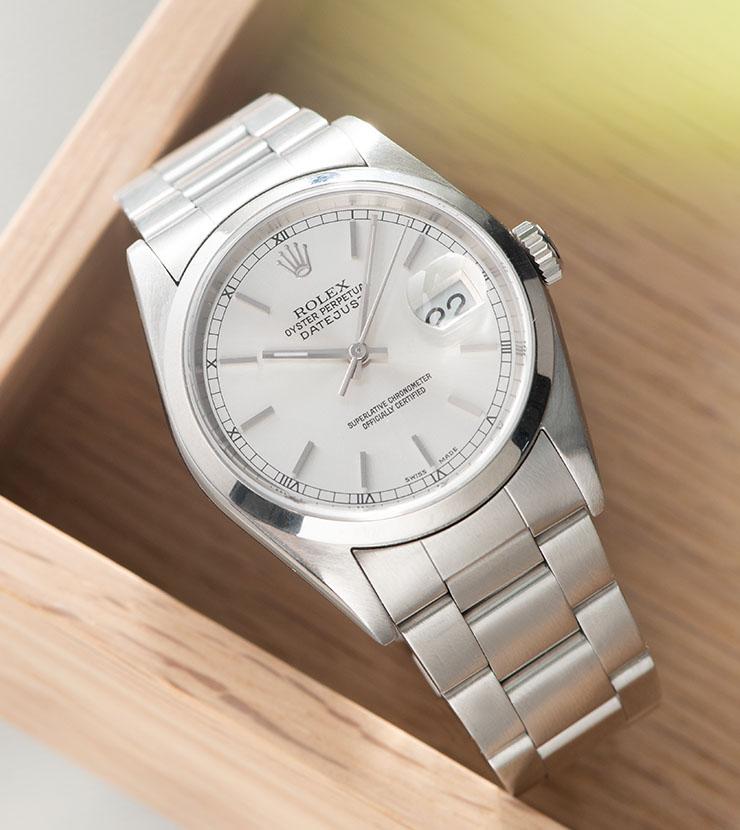 Rolex Datejust Silver Dial Reference 16200