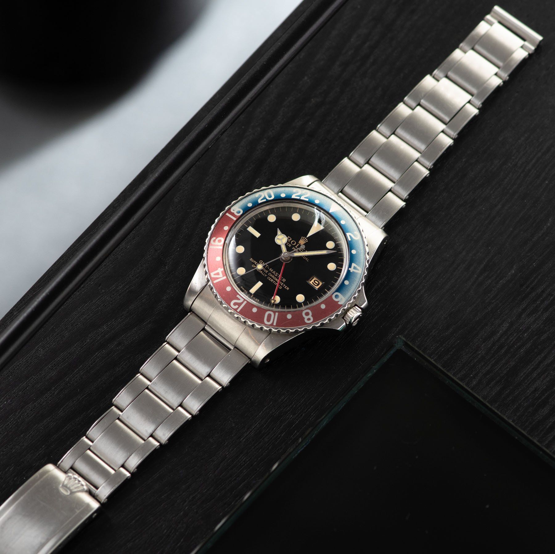 Rolex 1675 Gilt Dial GMT Master Faded Bezel