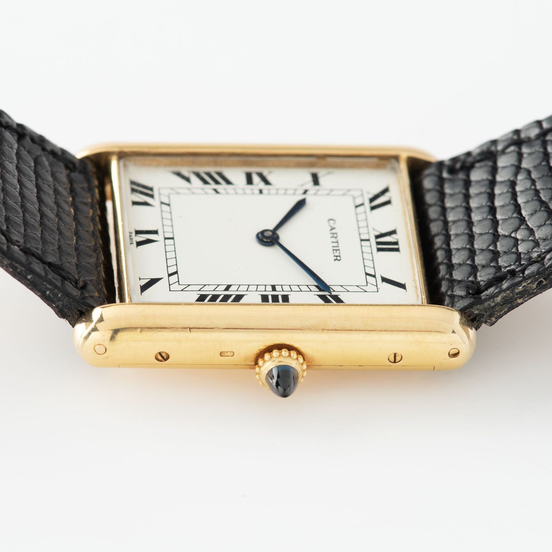 Cartier Jumbo Tank Automatique 18k Yellow Gold 1970s