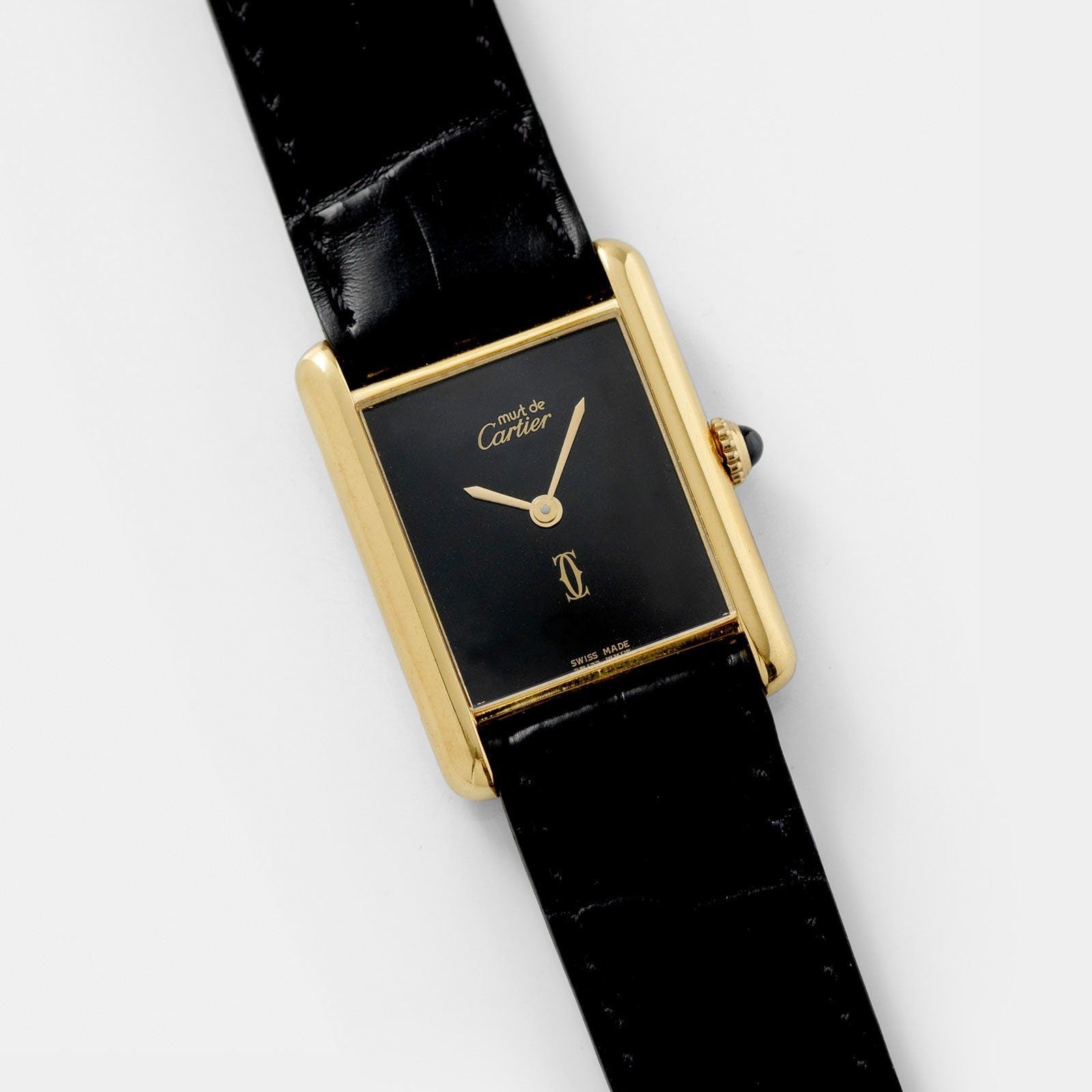 Must de Cartier Tank Onyx Style Dial