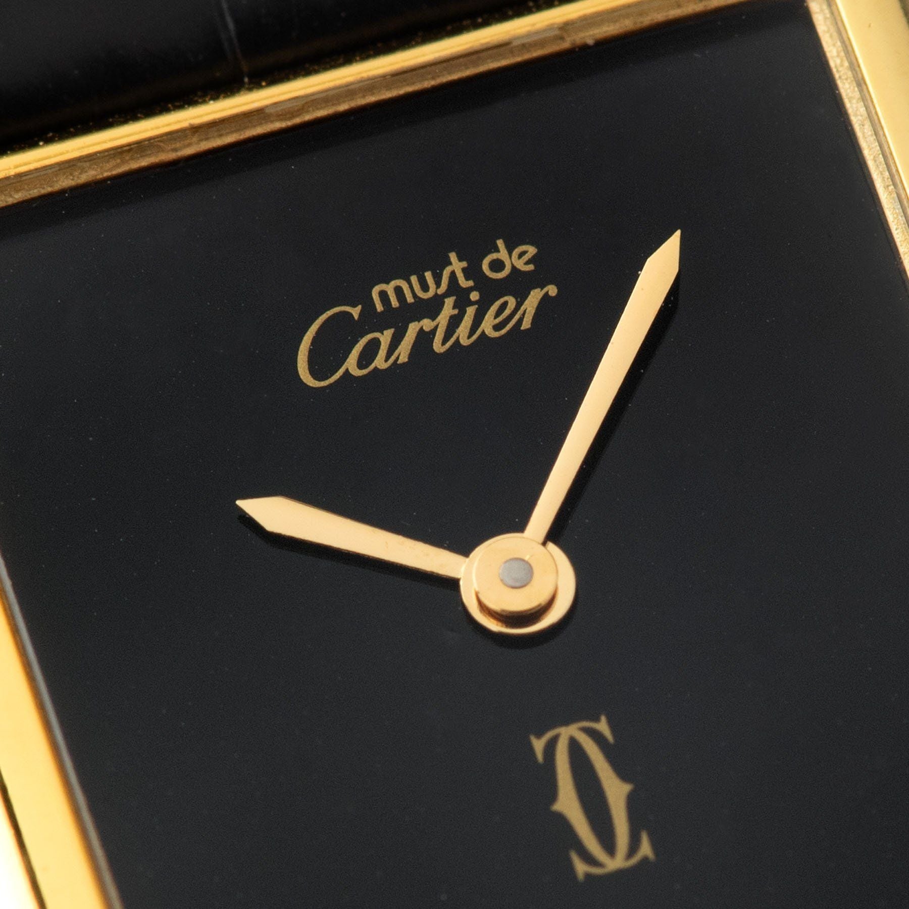 Must de Cartier Tank Onyx Style Dial