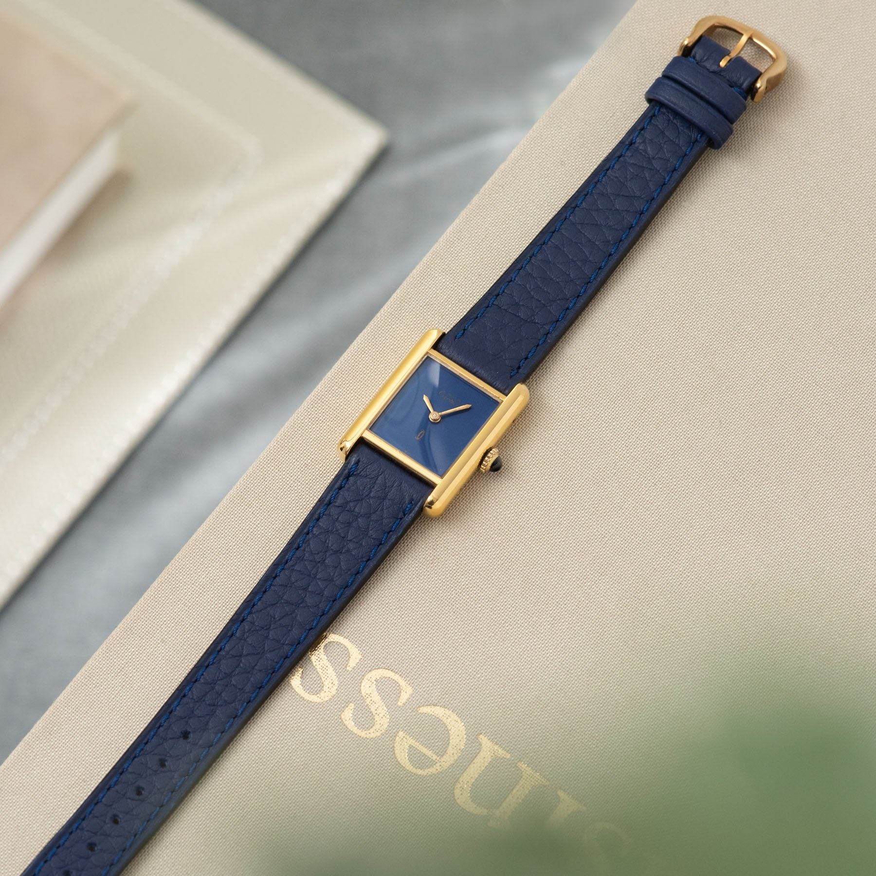 Must de Cartier Tank Lapis Style Dial