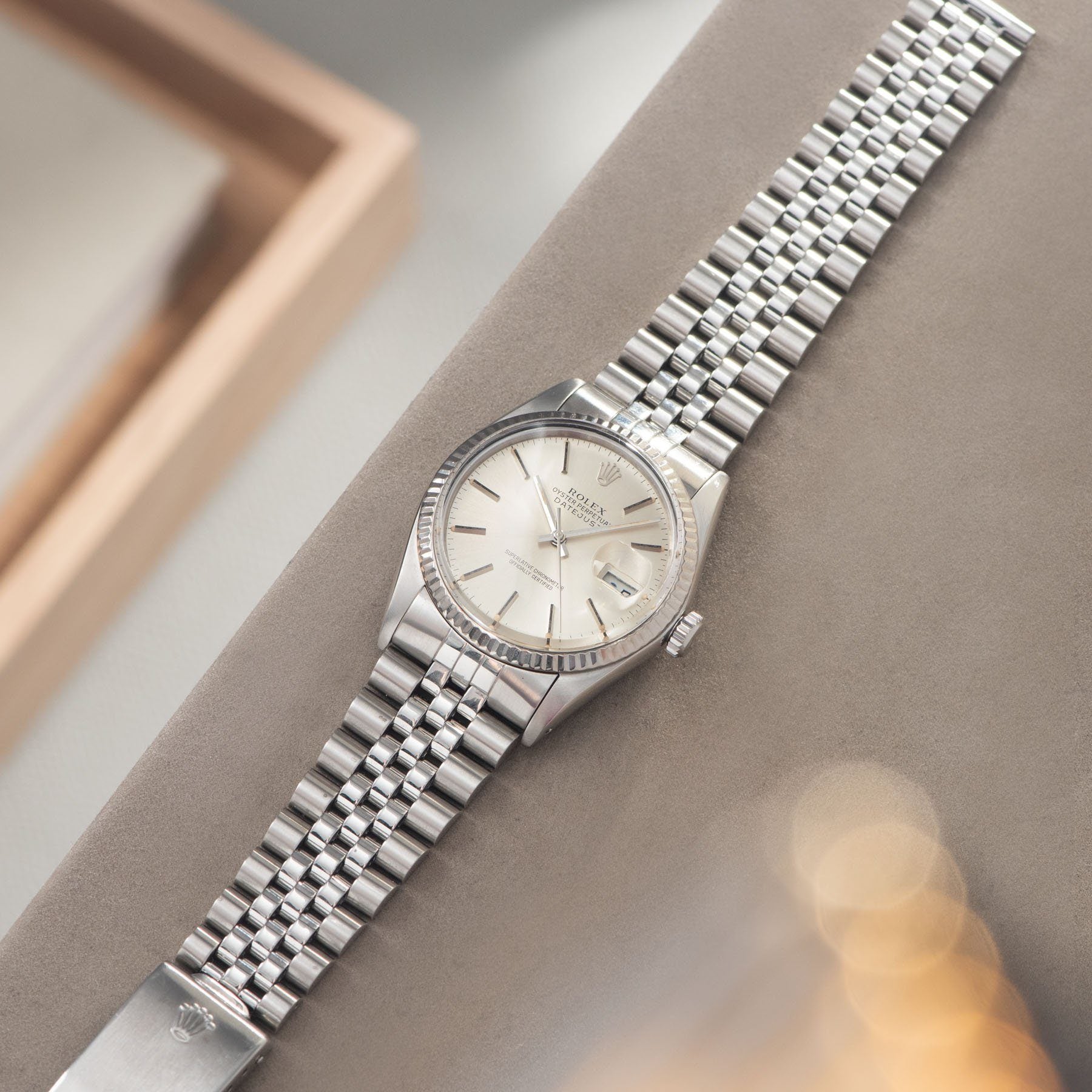 Rolex Datejust Reference 16014 Silver Dial