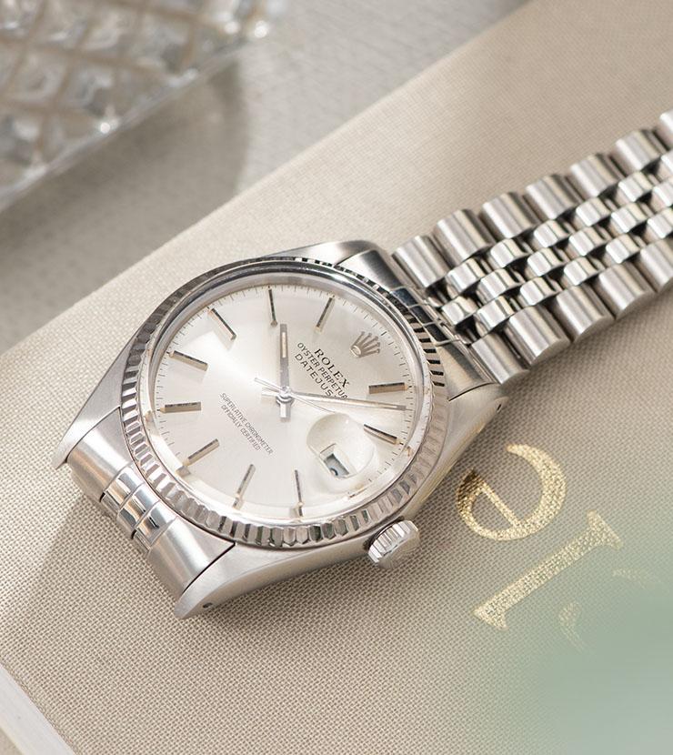 Rolex Datejust Reference 16014 Silver Dial