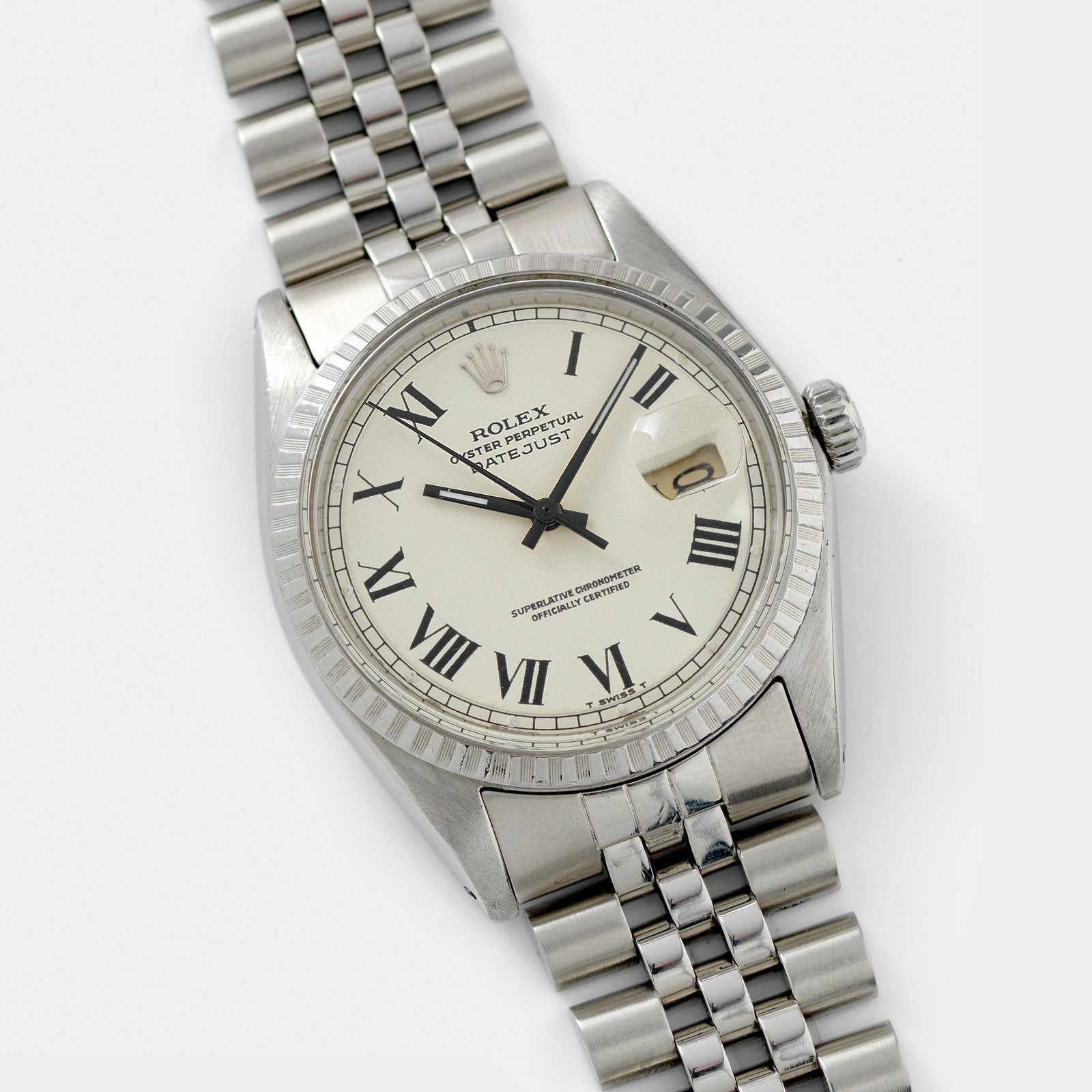 Rolex Datejust Reference 1603 Cream Buckley Dial