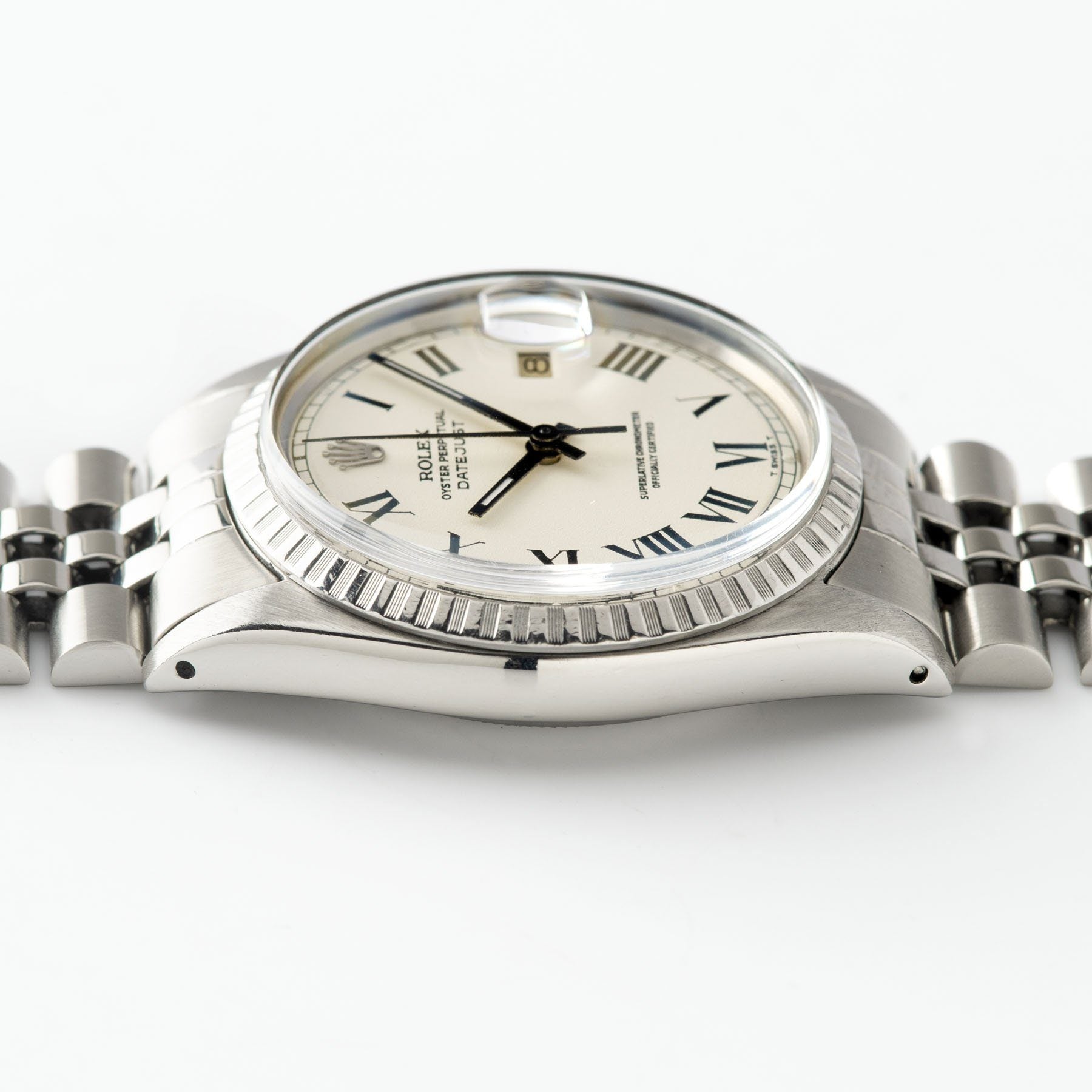 Rolex Datejust Reference 1603 Cream Buckley Dial