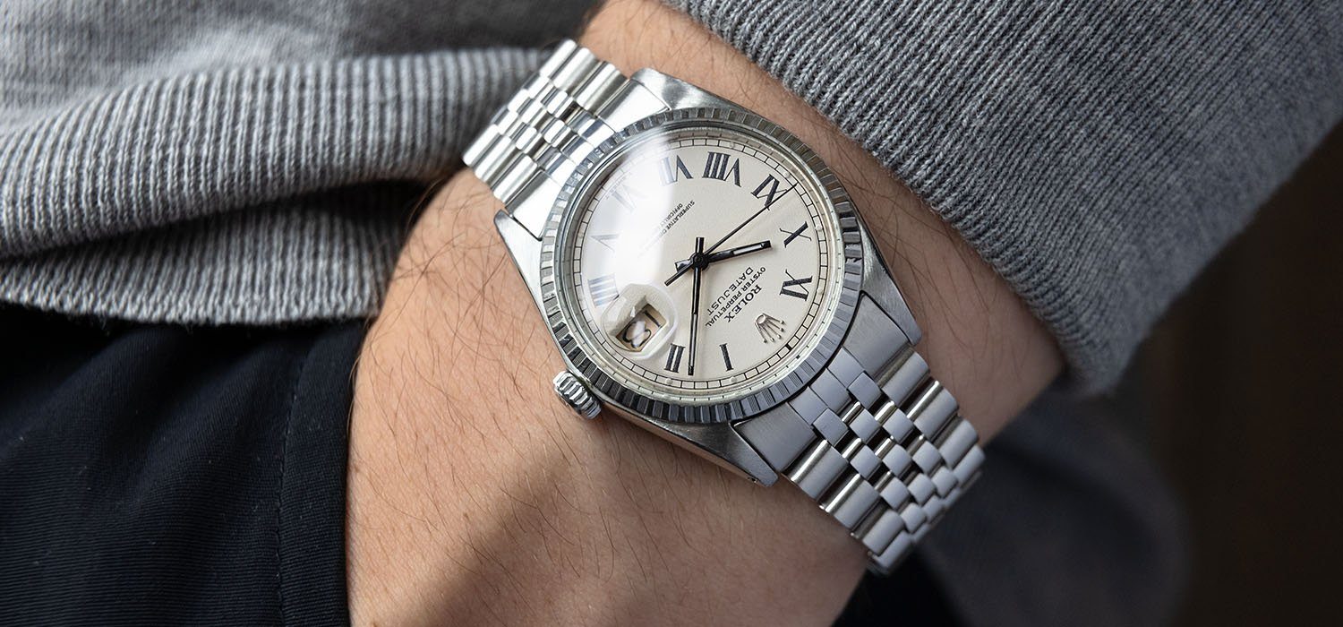 Rolex Datejust Reference 1603 Cream Buckley Dial