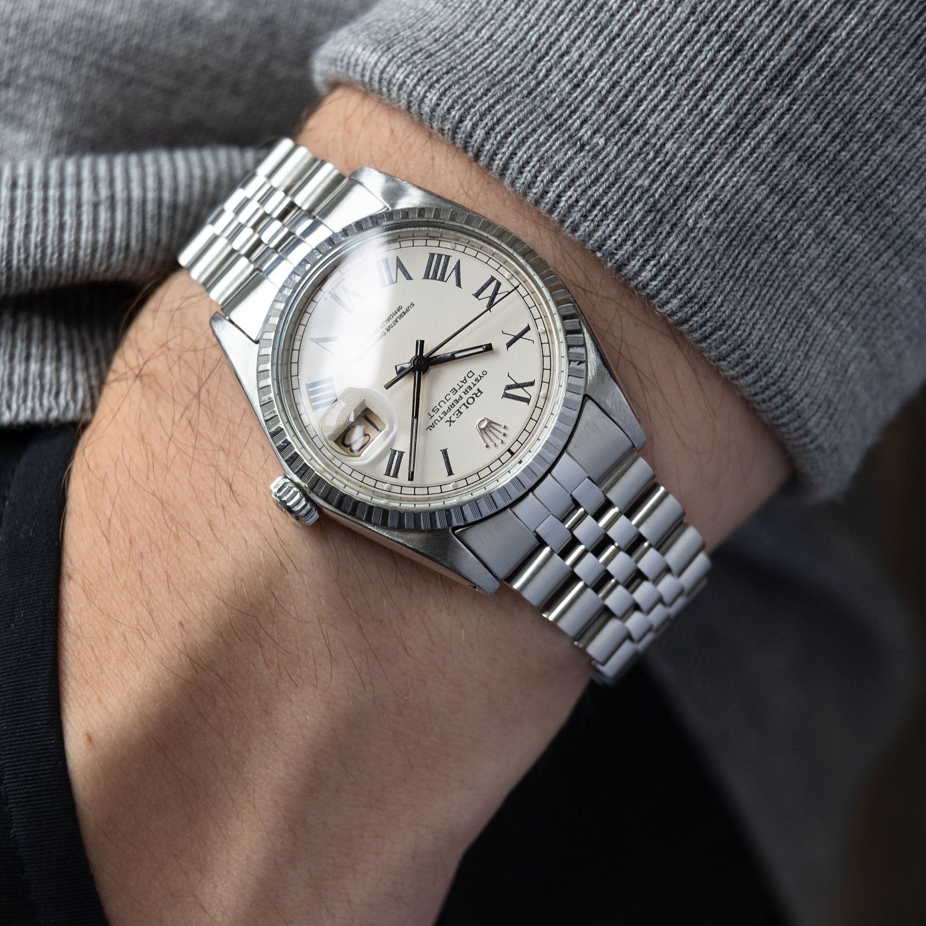 Rolex Datejust Reference 1603 Cream Buckley Dial