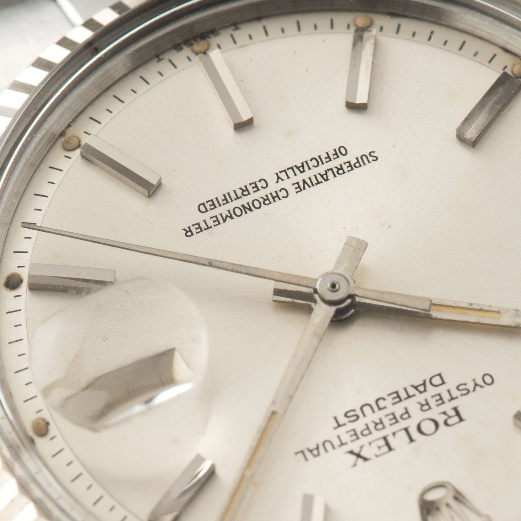 Rolex Datejust Reference 1601 Silver Dial