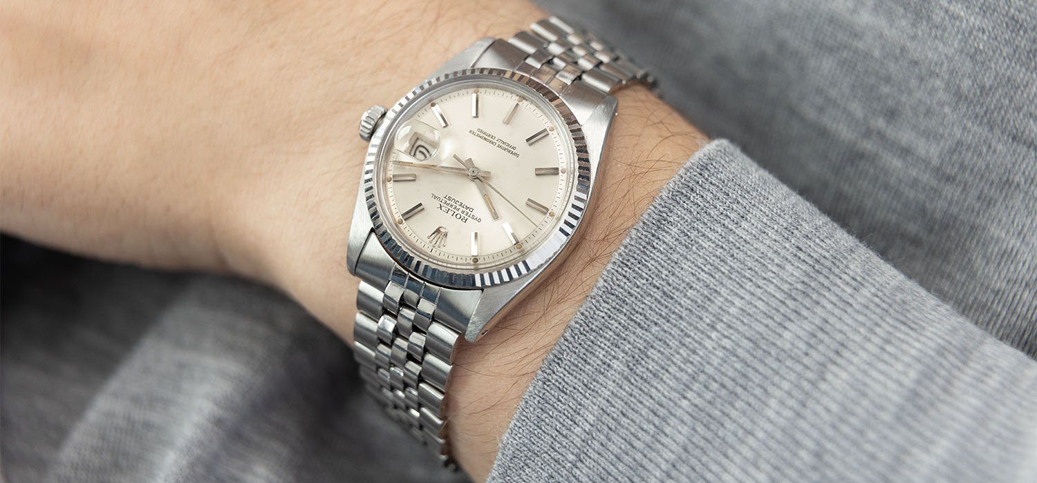 Rolex Datejust Reference 1601 Silver Dial