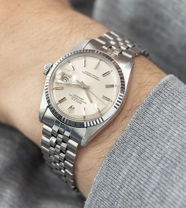 Rolex Datejust Reference 1601 Silver Dial