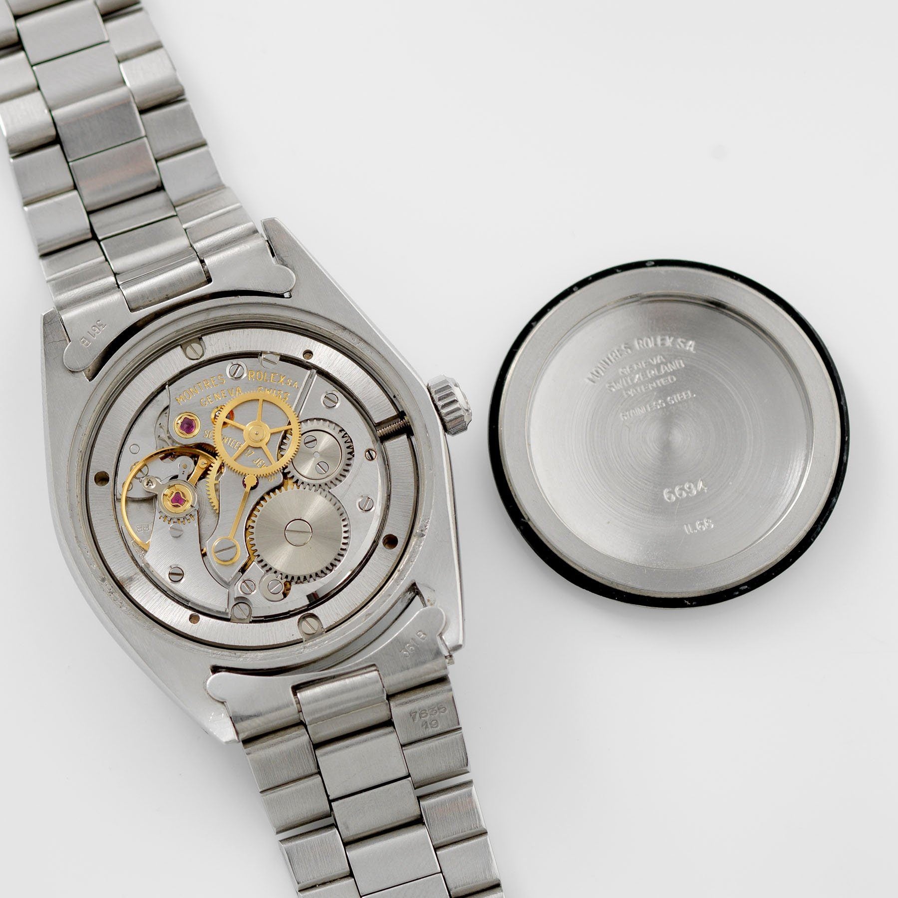 Rolex Oysterdate 6694 Silver Dial