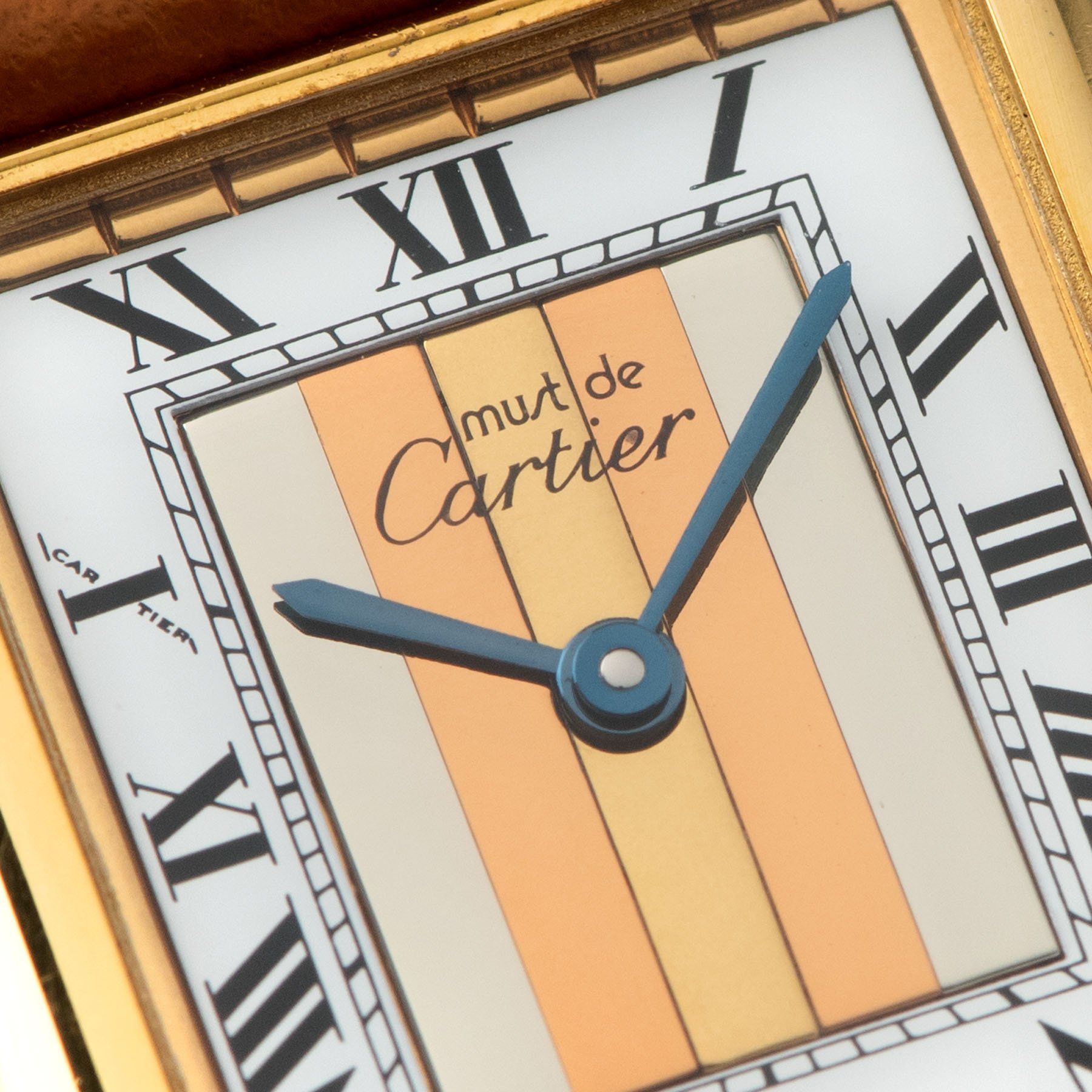 Must de Cartier Tank Trinity Dial Box and Papers