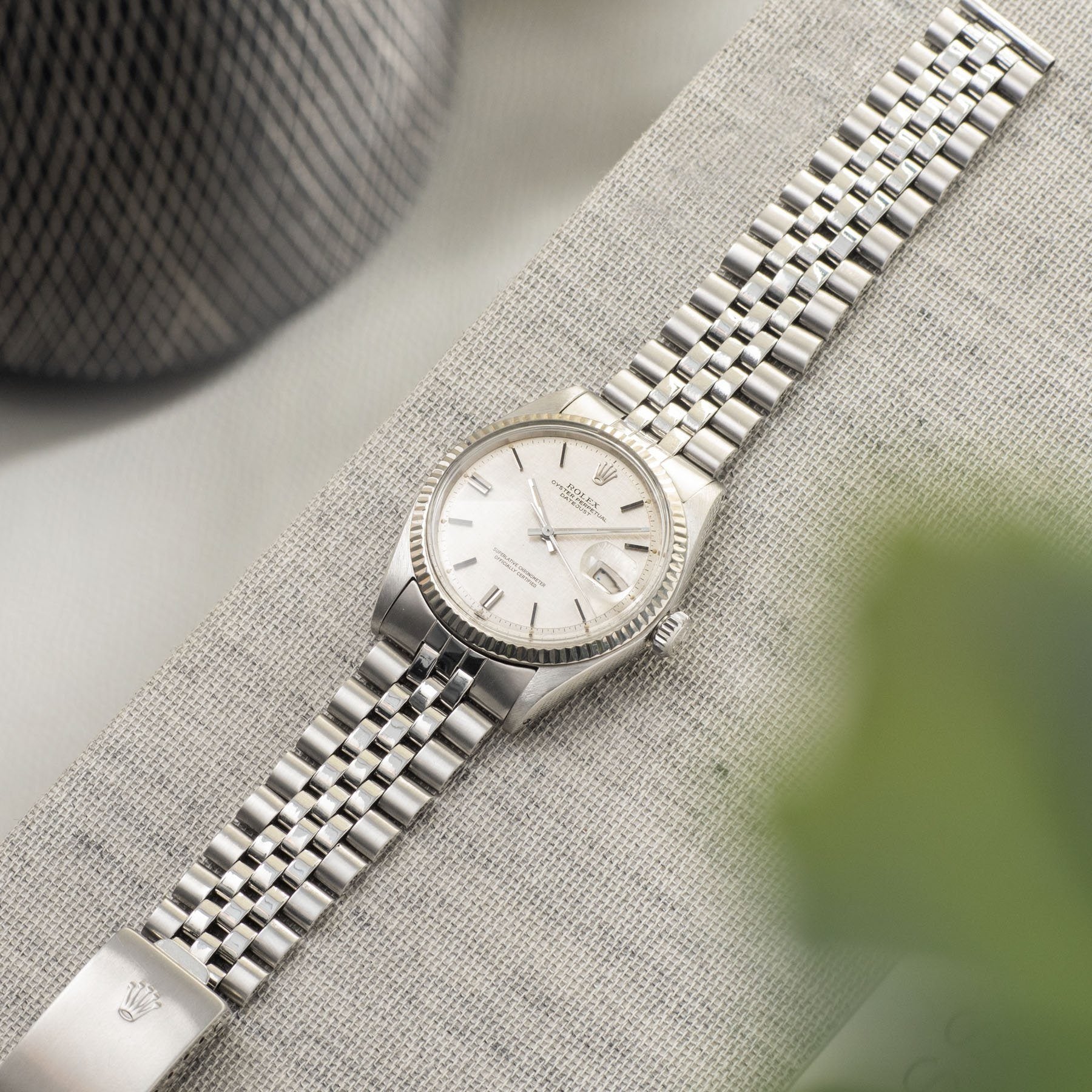 Rolex Datejust Steel 1601 Linen Dial