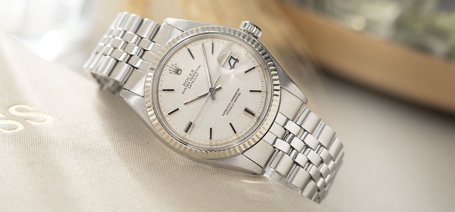 Rolex Datejust Steel 1601 Linen Dial