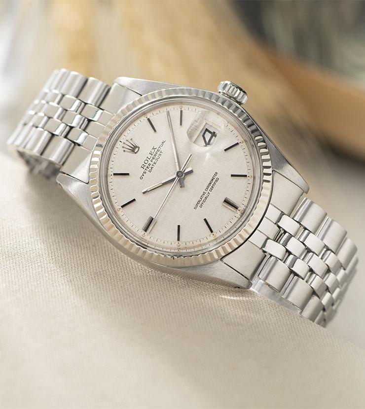 Rolex Datejust Steel 1601 Linen Dial