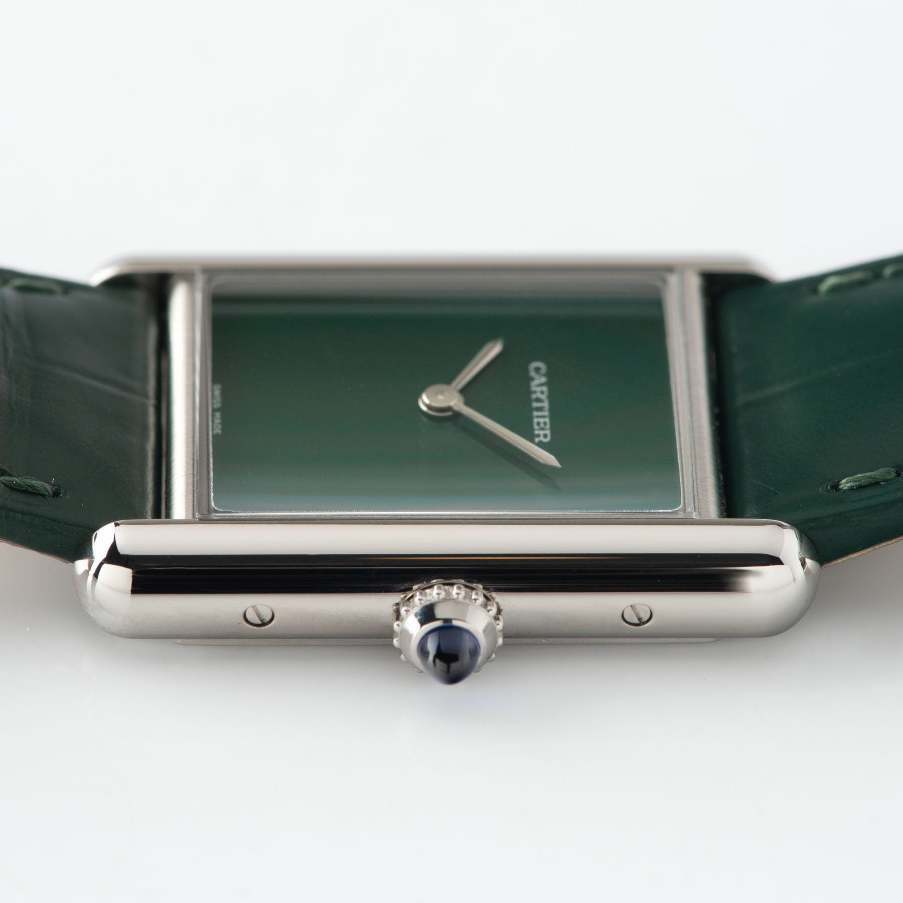 Cartier Tank Must 2021 Large Size with Green Dial