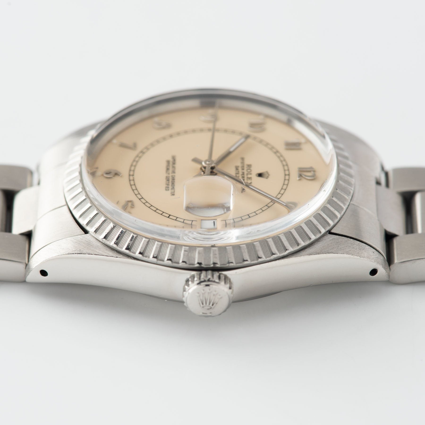 Rolex Datejust Cream Boiler Guage Dial 16030