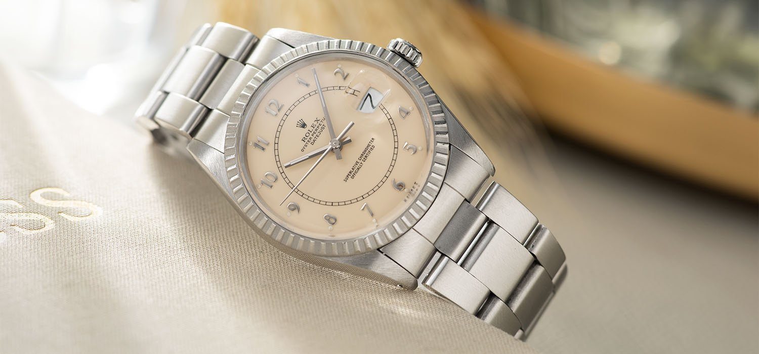 Rolex Datejust Cream Boiler Guage Dial 16030