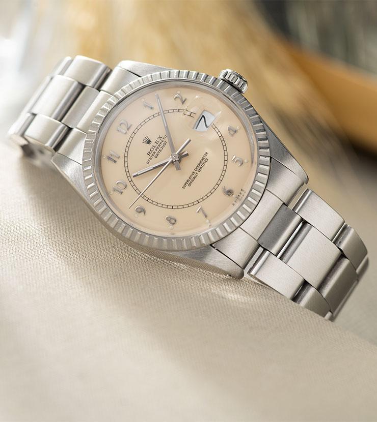 Rolex Datejust Cream Boiler Guage Dial 16030