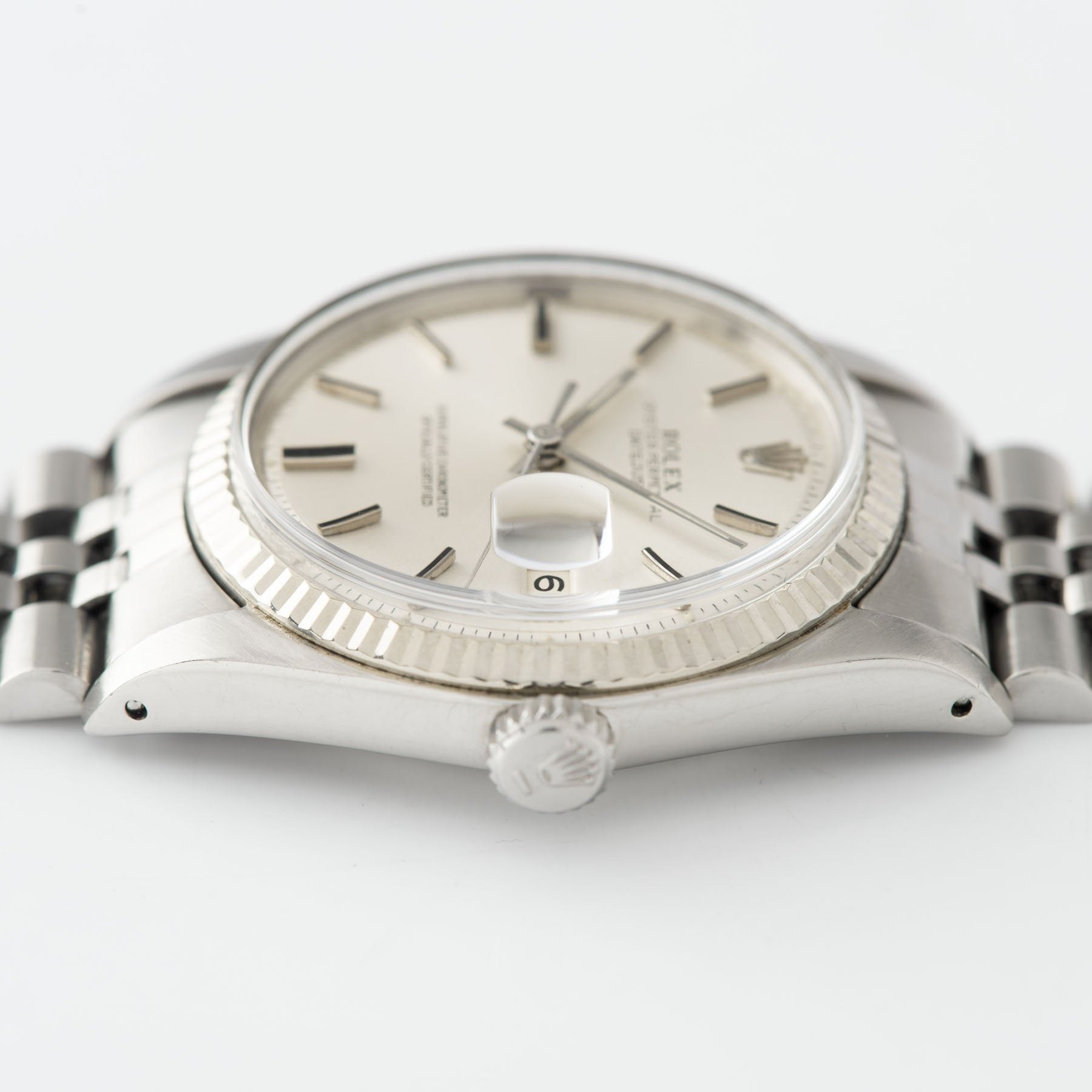 Rolex Datejust Steel 1601 with Silver Dial