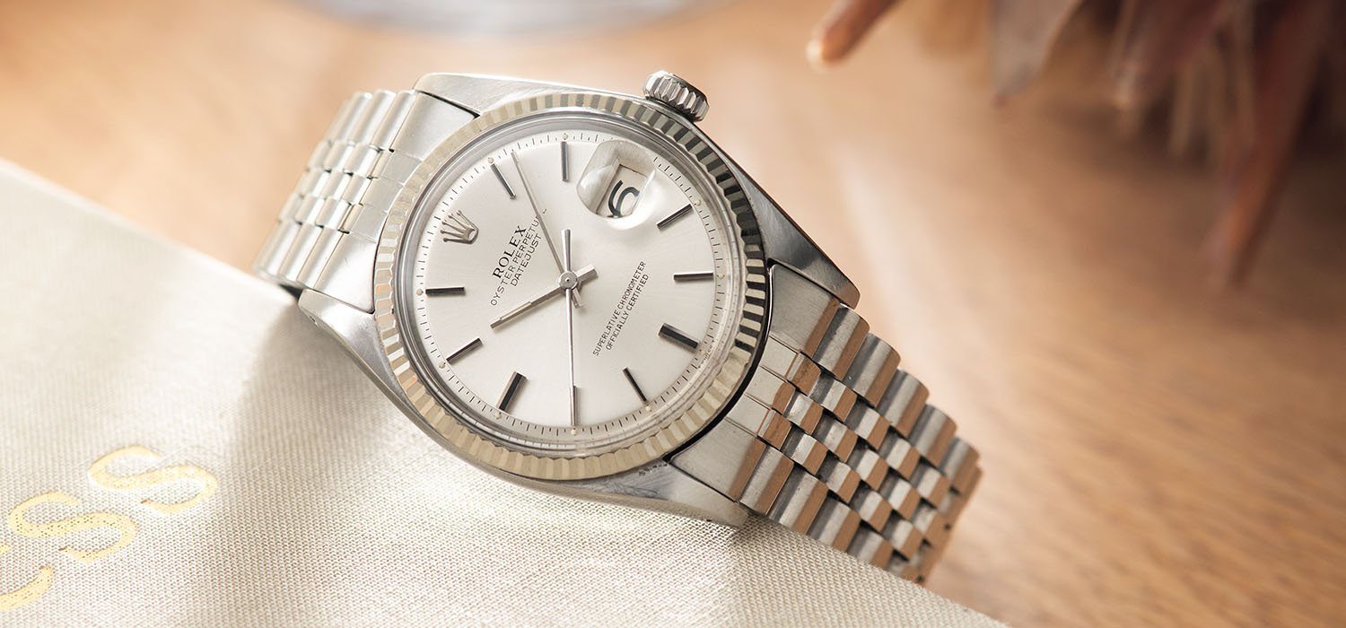 Rolex Datejust Steel 1601 with Silver Dial