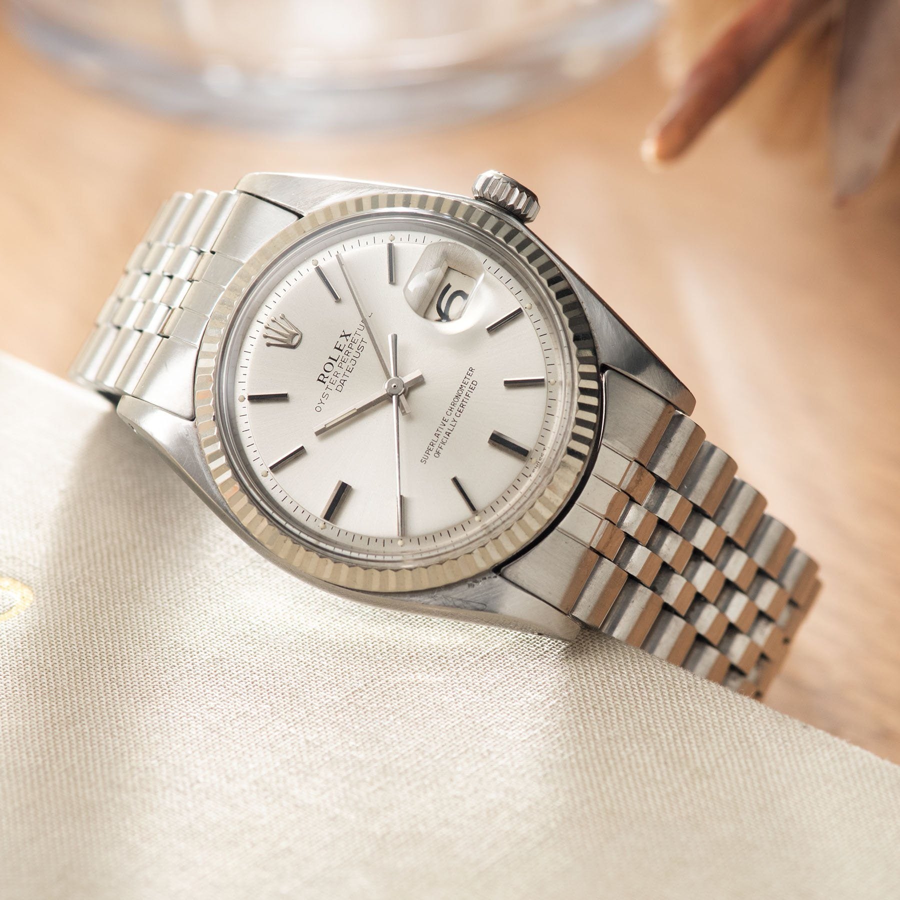 Rolex Datejust Steel 1601 with Silver Dial