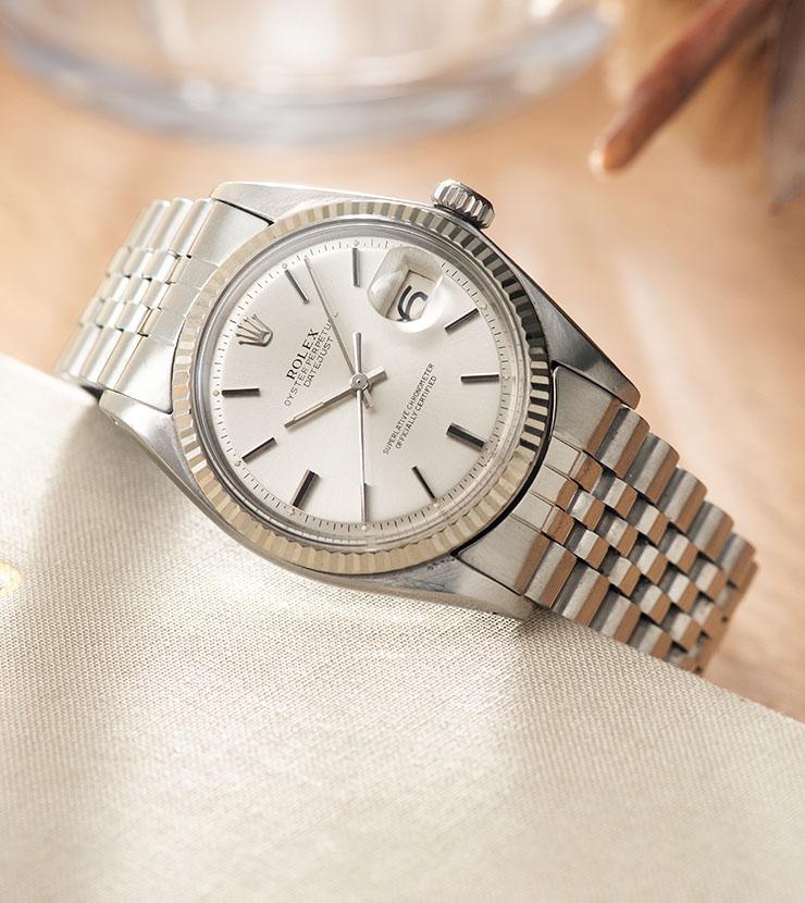 Rolex Datejust Steel 1601 with Silver Dial