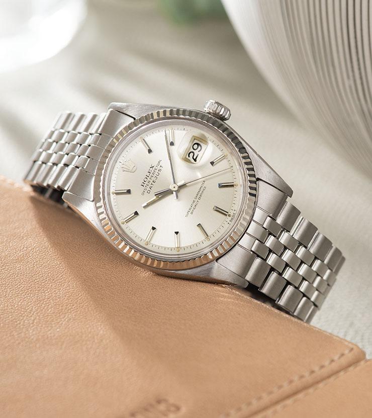 Rolex Datejust Steel 1601 With Silver Dial