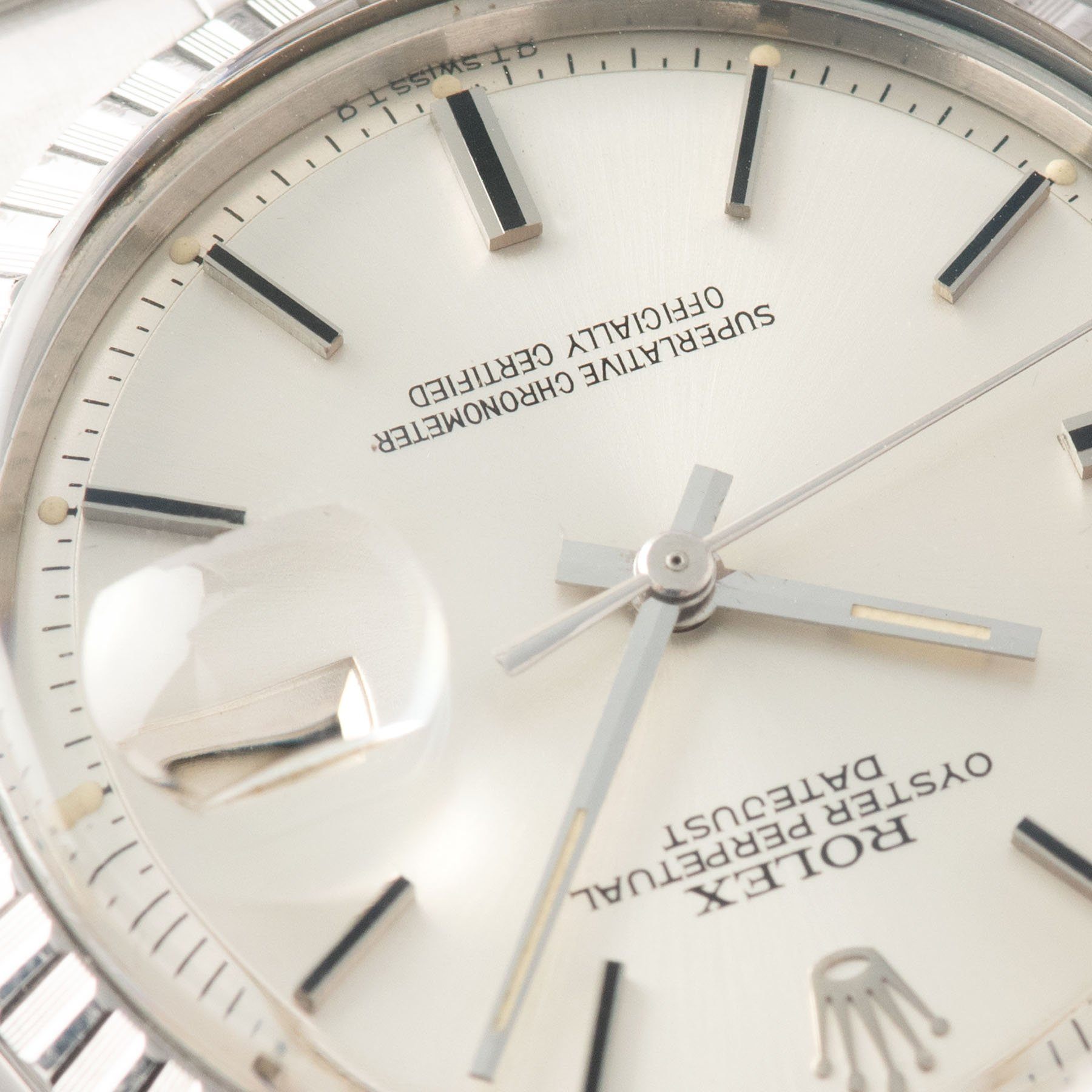 Rolex Datejust Silver Soleil Sigma Dial 1603