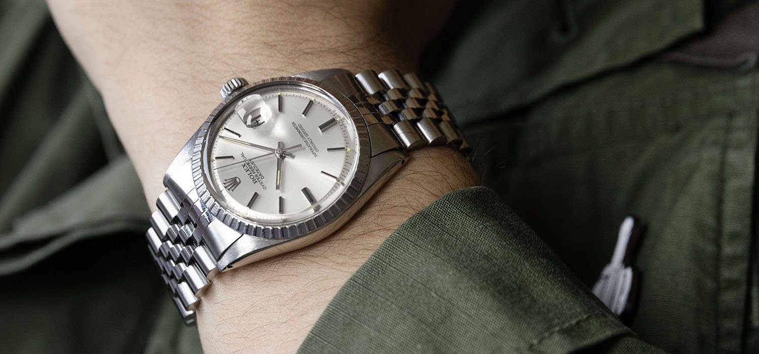 Rolex Datejust Silver Soleil Sigma Dial 1603