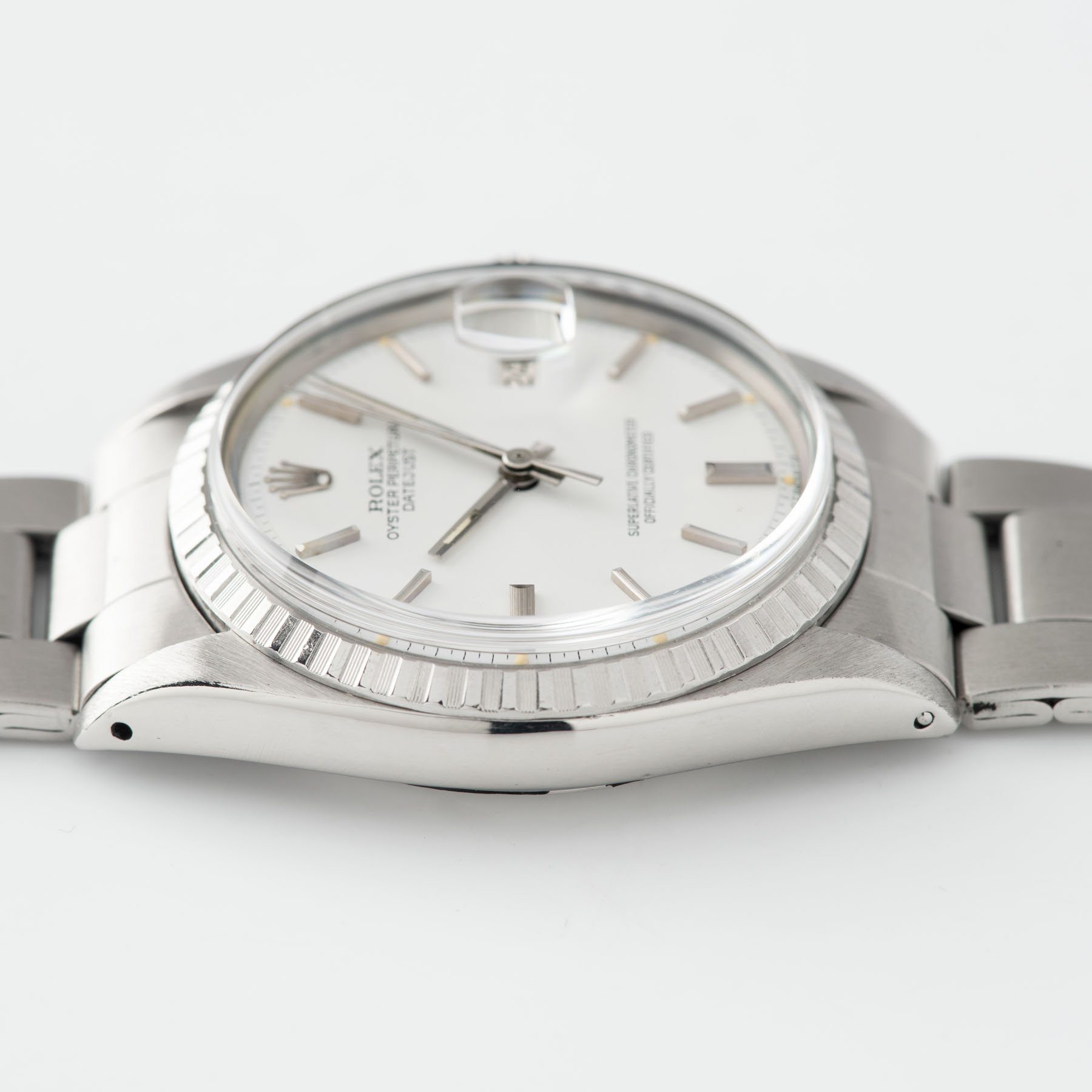 Rolex Datejust white sigma dial ref 1603