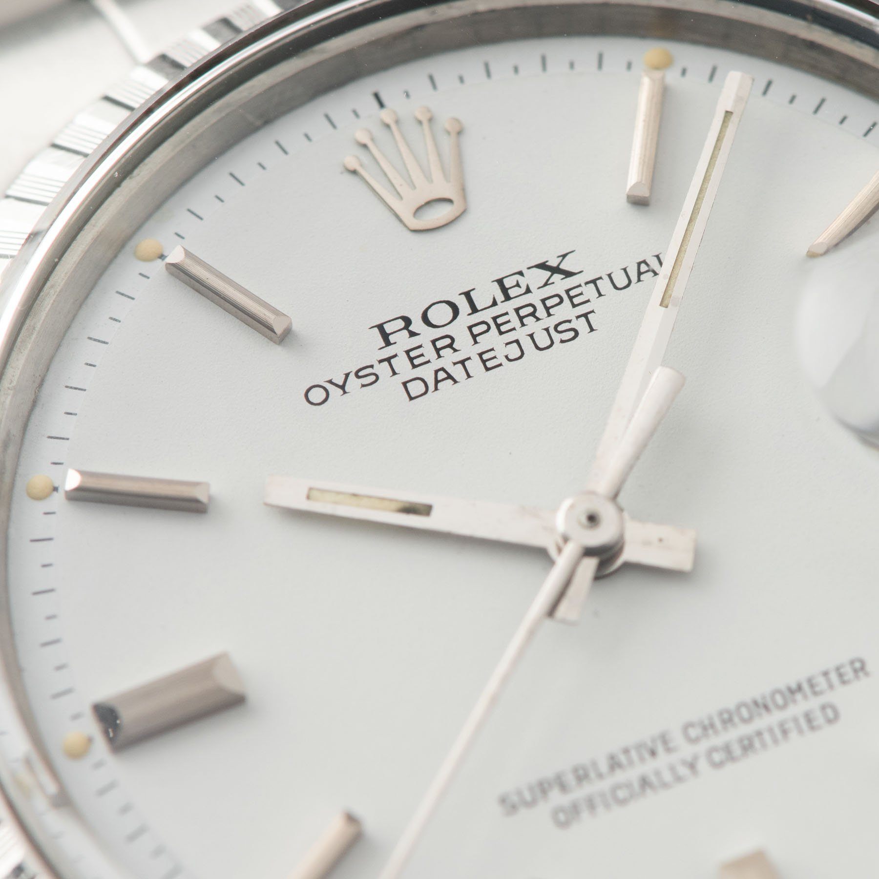 Rolex Datejust white sigma dial ref 1603