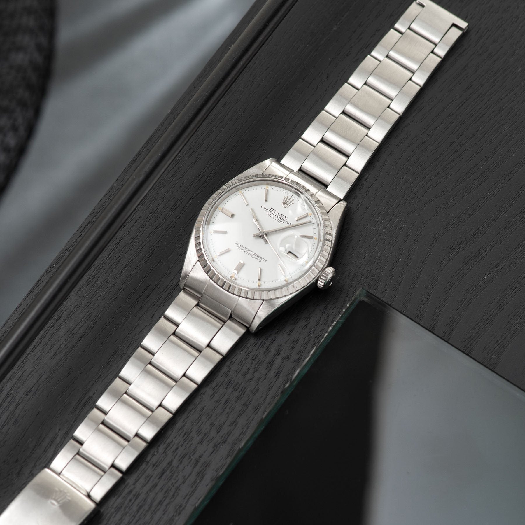 Rolex Datejust white sigma dial ref 1603