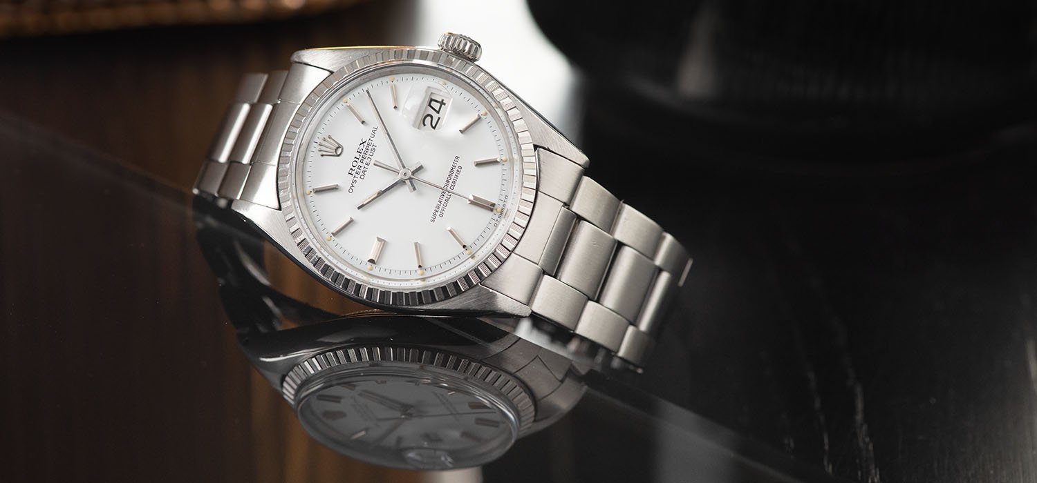 Rolex Datejust white sigma dial ref 1603