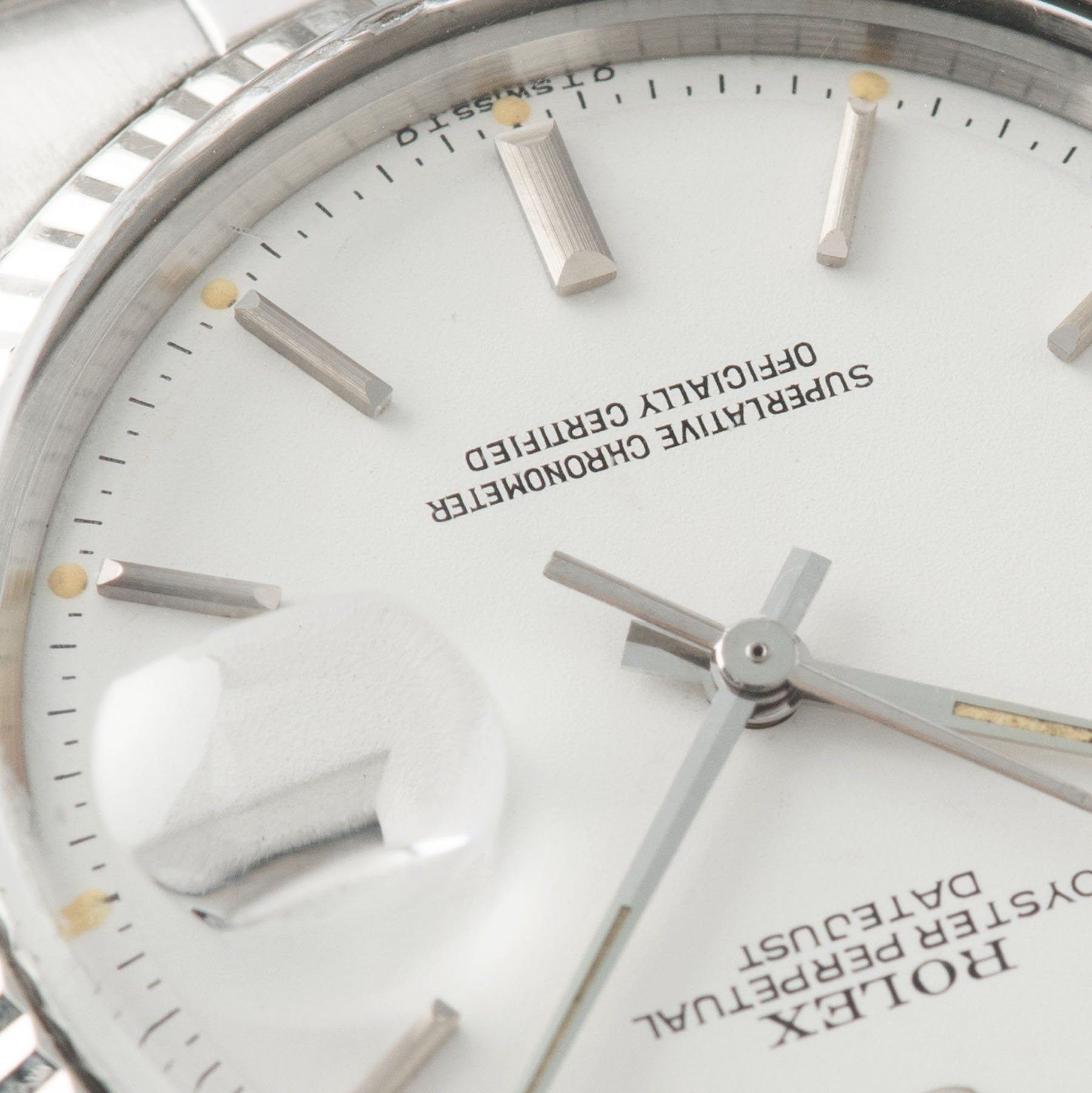 Rolex Datejust 1601 Polar White Sigma Dial