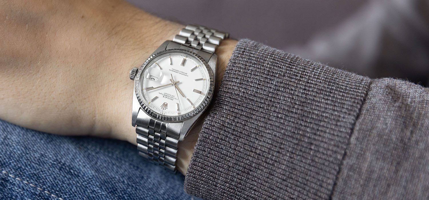 Rolex Datejust 1601 Polar White Sigma Dial