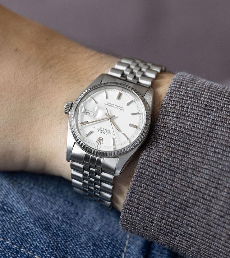 Rolex Datejust 1601 Polar White Sigma Dial