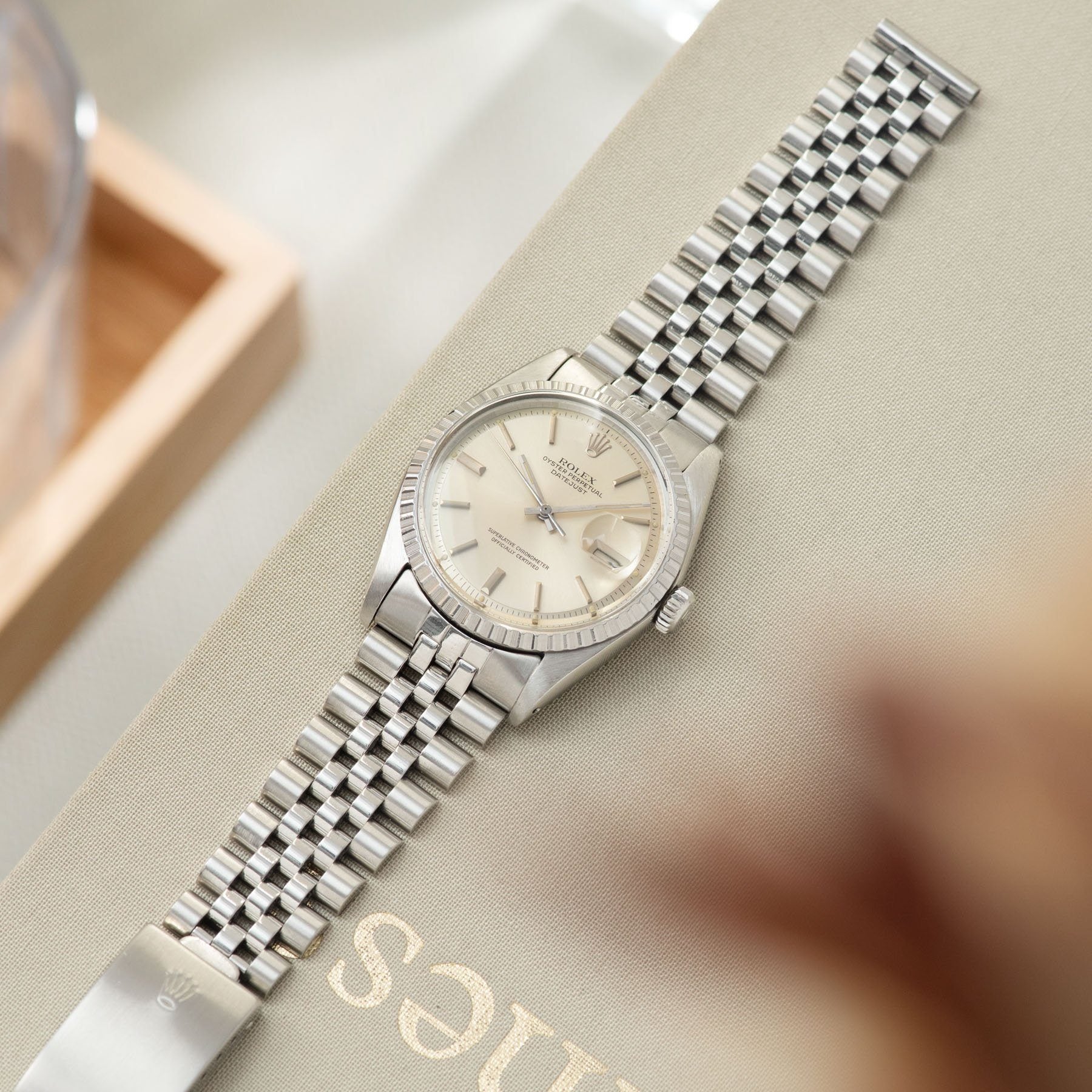 Rolex Datejust Soleil Silver Dial 1603